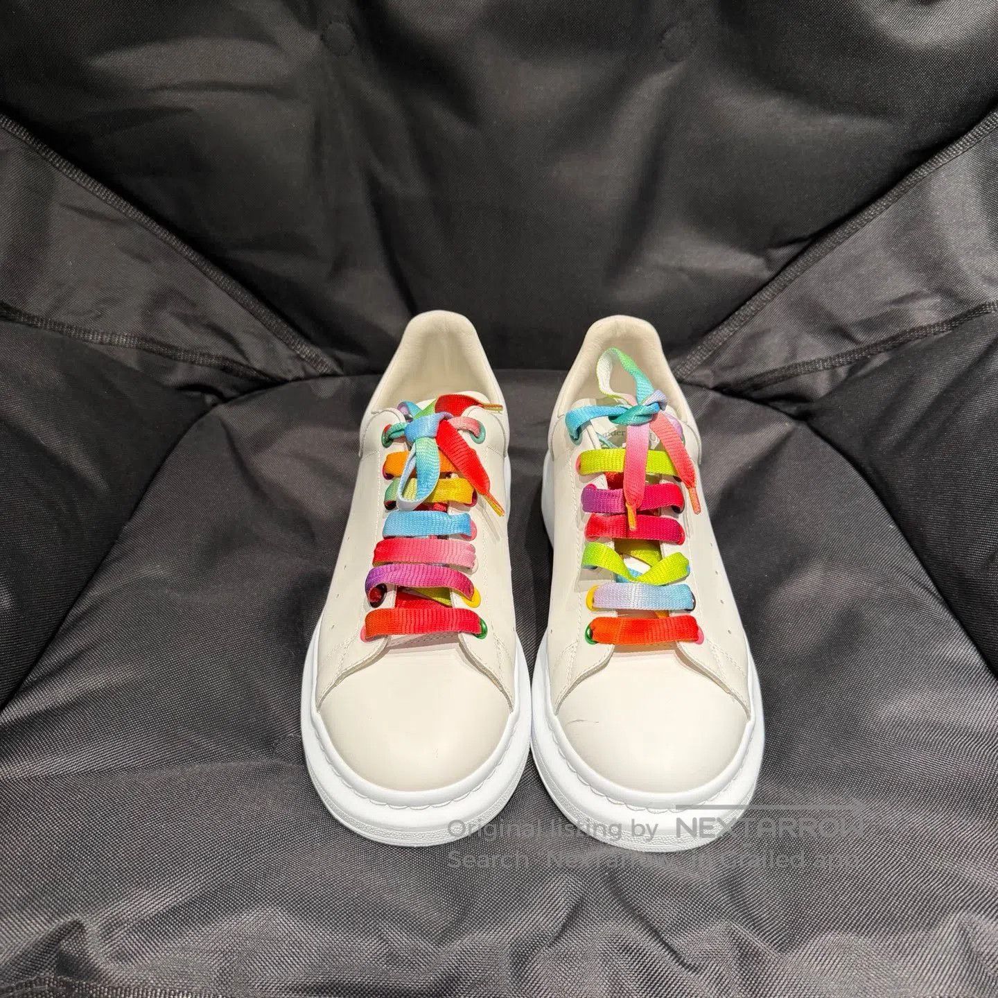 Alexander McQueen Alexander McQueen Rainbow White Shoes. Size US 8.5 / EU 41-42 - 3 Thumbnail