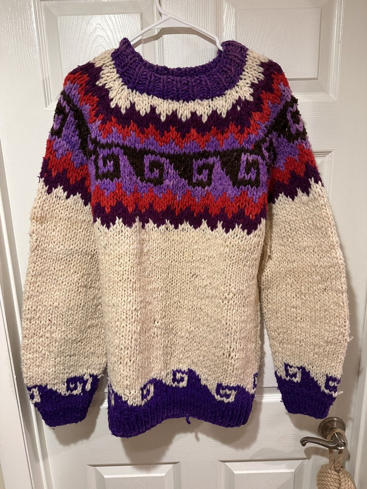 Other Vintage wool sweter Size US XL / EU 56 / 4 - 1 Thumbnail
