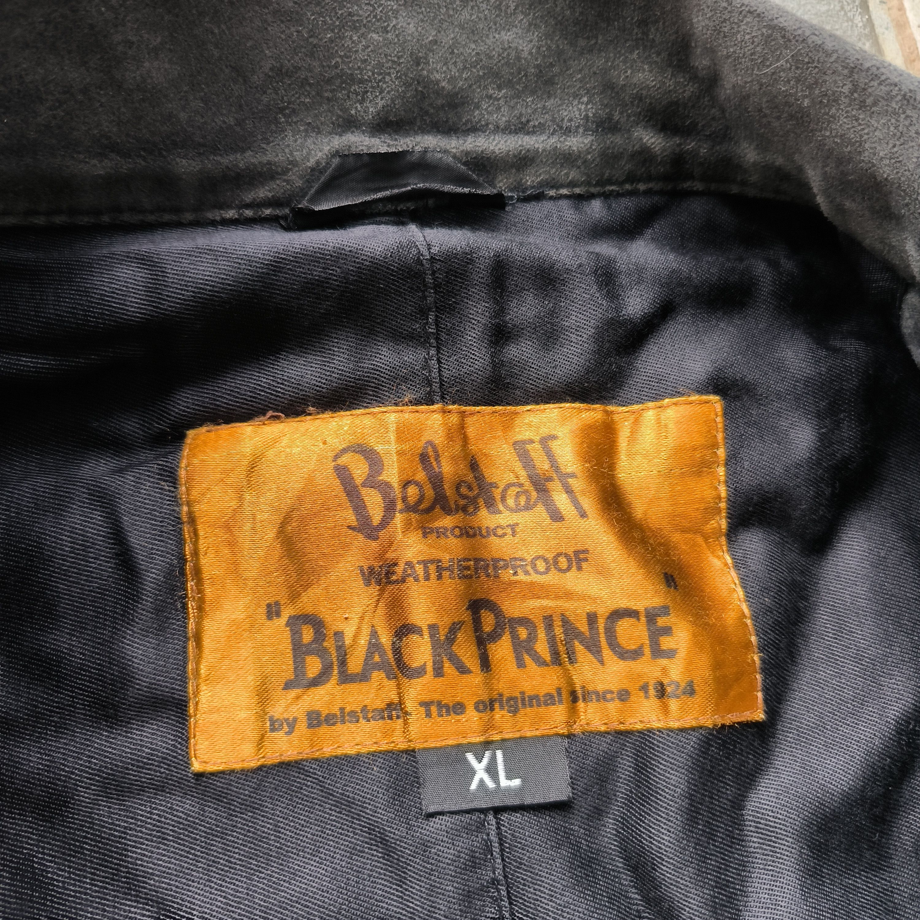Belstaff Vintage Belstaff Black Prince Wax Moleskin Jacket Size US XL / EU 56 / 4 - 9 Thumbnail