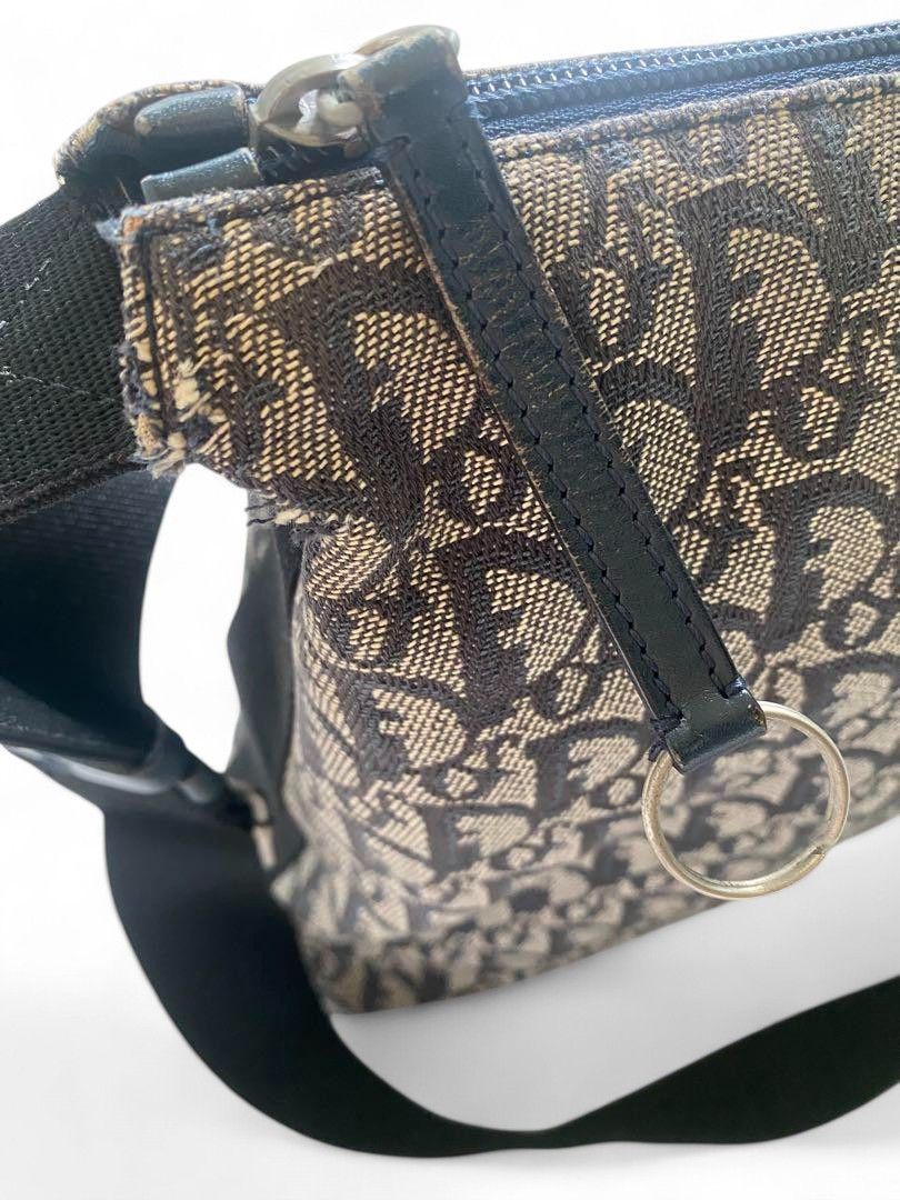 Dior Dior - Trotter Messenger Bag Shoulder Bag Crossbody Monogram Size ONE SIZE - 6 Thumbnail