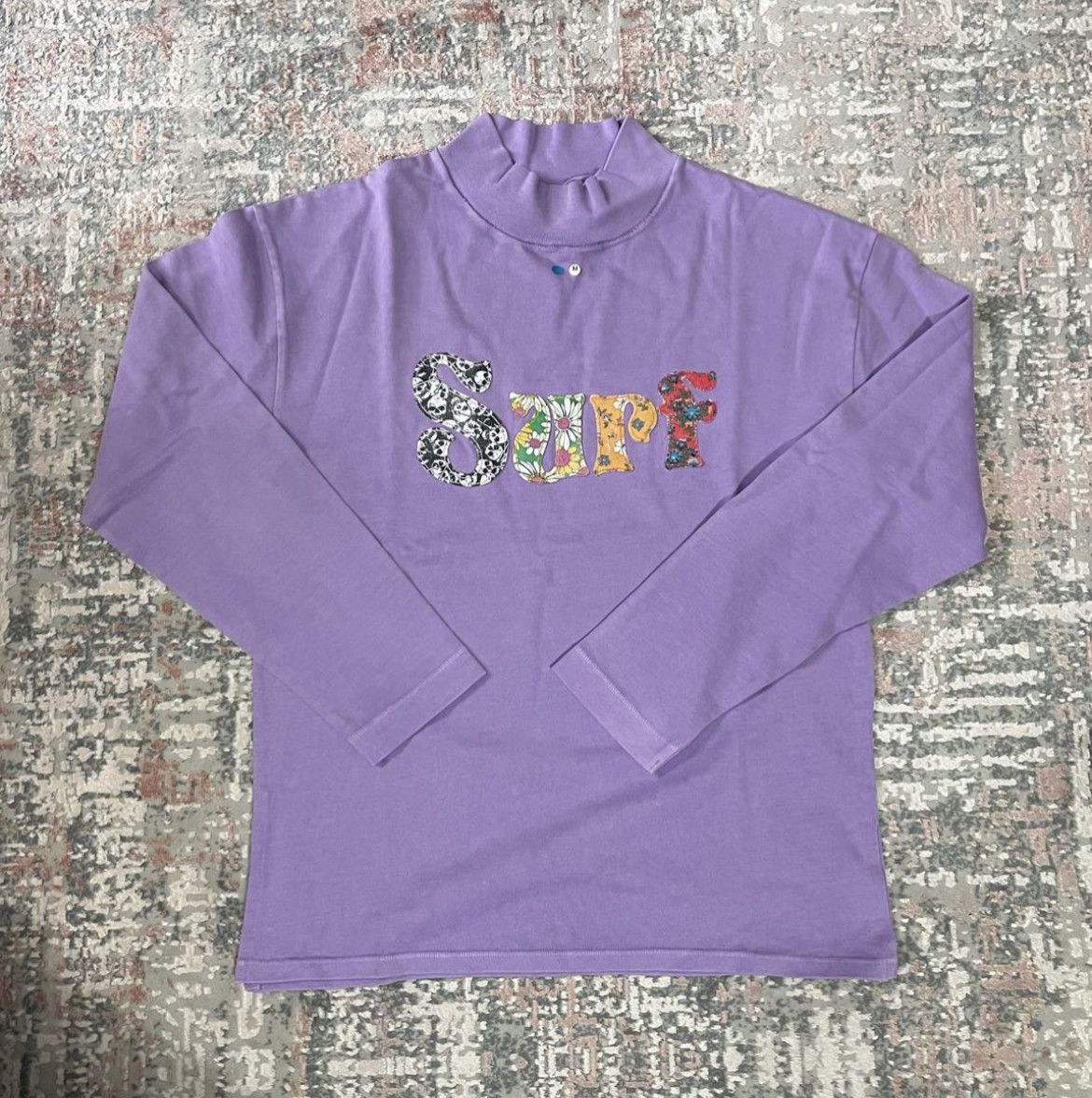 ERL ERL Surf Patch Longsleeve T -shirt - Purple PURPLE Size US M / EU 48-50 / 2 - 4 Thumbnail