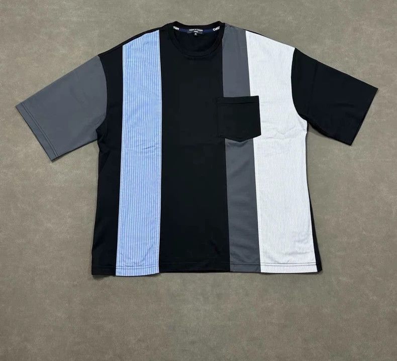 Comme des Garcons Comme Des Garcons Splicing color blocked pocket short sleev Size US S / EU 44-46 / 1 - 1 Thumbnail