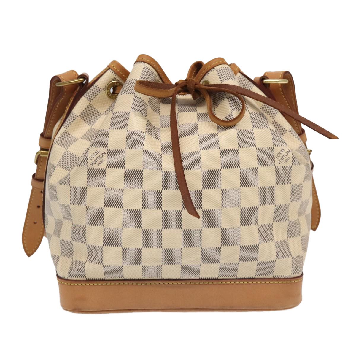 Louis Vuitton Noé Bb White Canvas Shoulder Bag (Pre-Owned) Size ONE SIZE - 1 Thumbnail