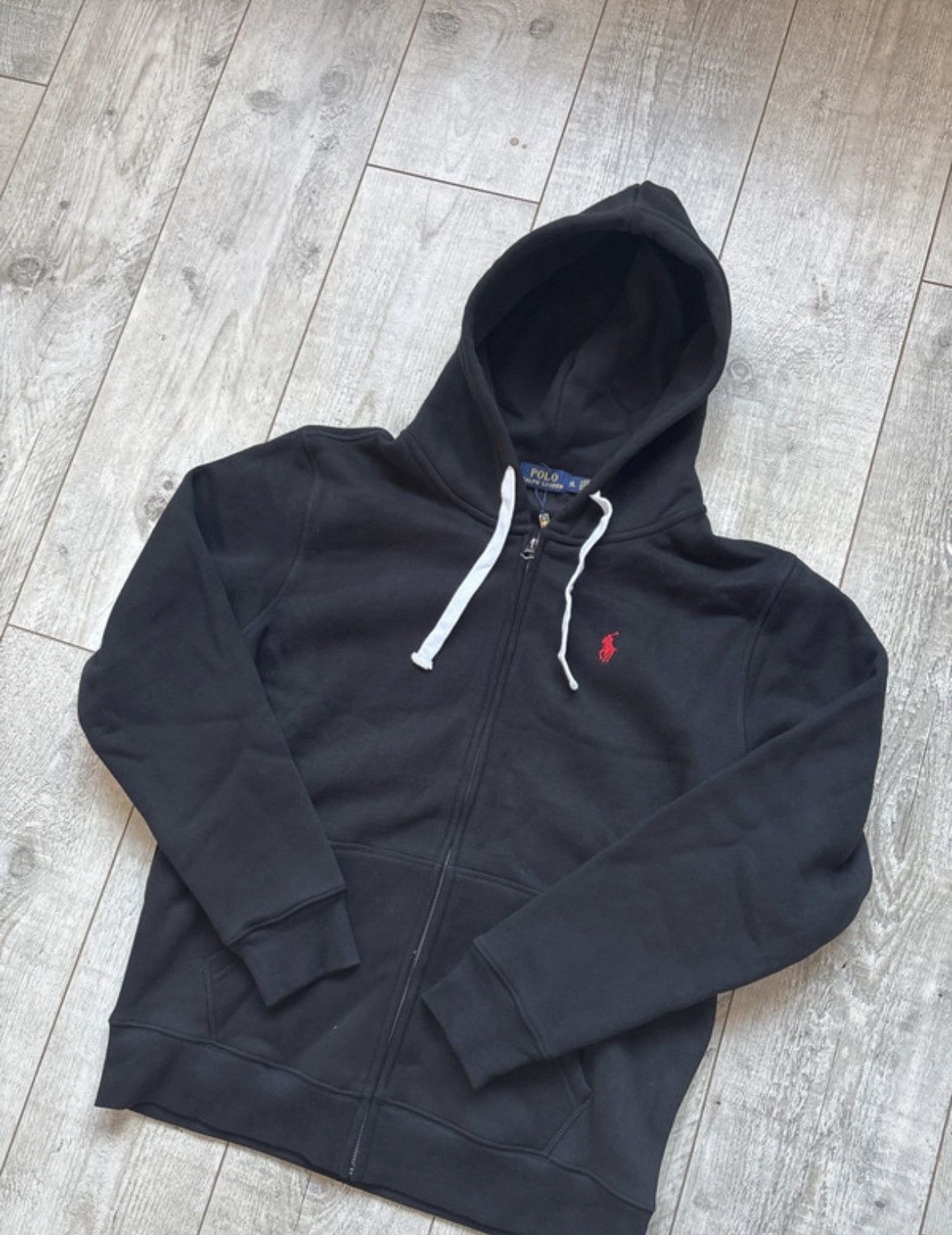 Ralph Lauren Black Ralph Lauren Zip Hoodie New XL Mens Size US XL / EU 56 / 4 - 3 Thumbnail