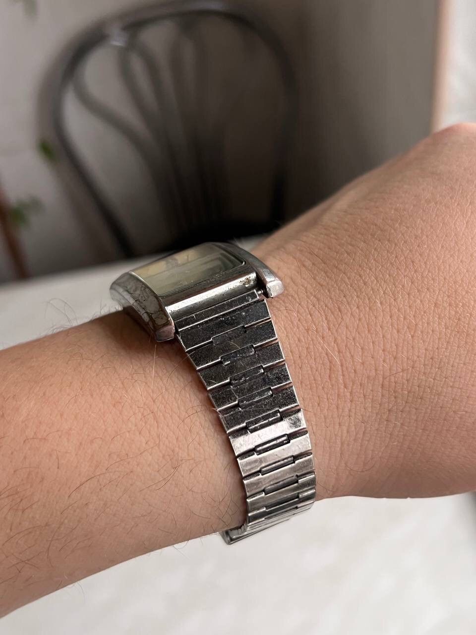 Japanese Brand × Vintage Vintage Japanese style futuristic Watch graphite tank IQ Size ONE SIZE - 3 Thumbnail