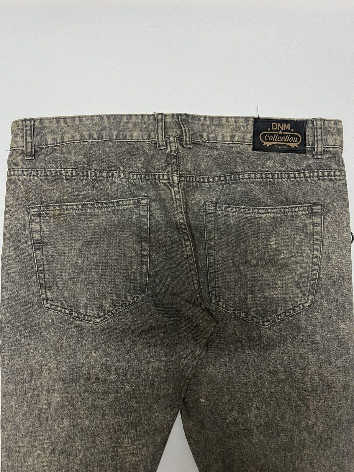 Japanese Brand DNM Collection Acid Wash Distressed Denim Size US 39 - 14 Thumbnail