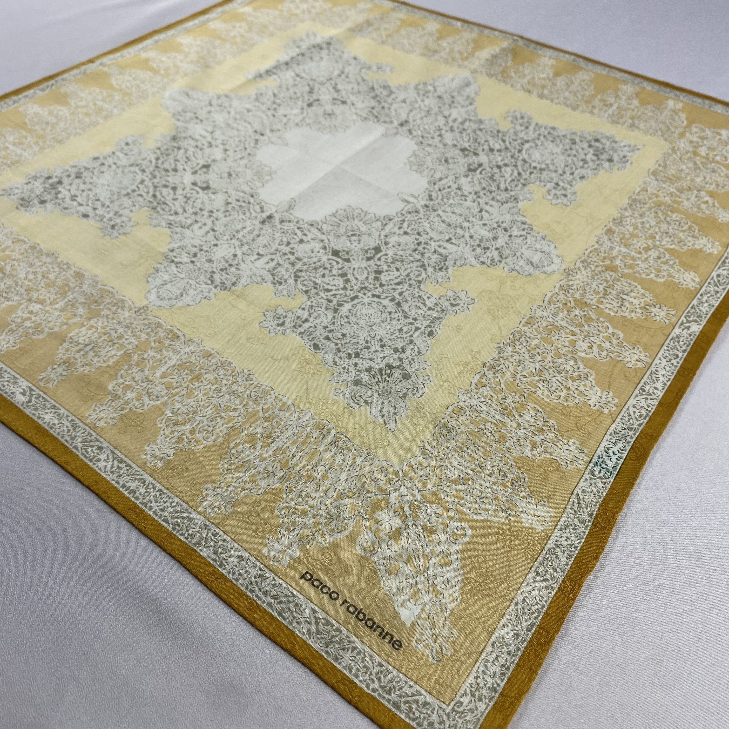 Vintage Paco Rabanne Handkerchief / Neckerchief / Bandana-P1682 Size ONE SIZE - 2 Thumbnail