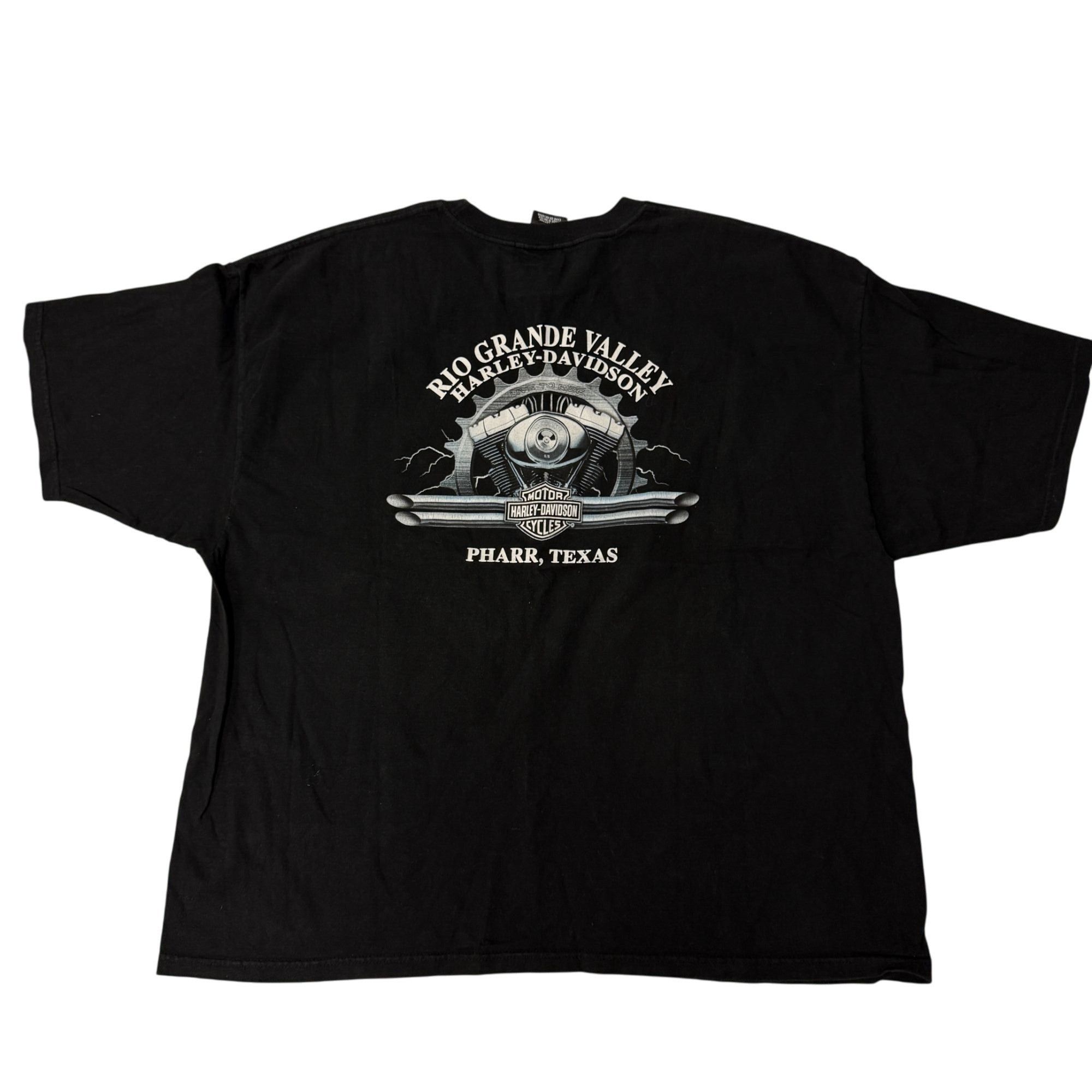 Harley Davidson H-D GUILTY PLEASURE Motorcycle Rio Grand Valley TEXAS Biker Size US XXL / EU 58 / 5 - 4 Thumbnail