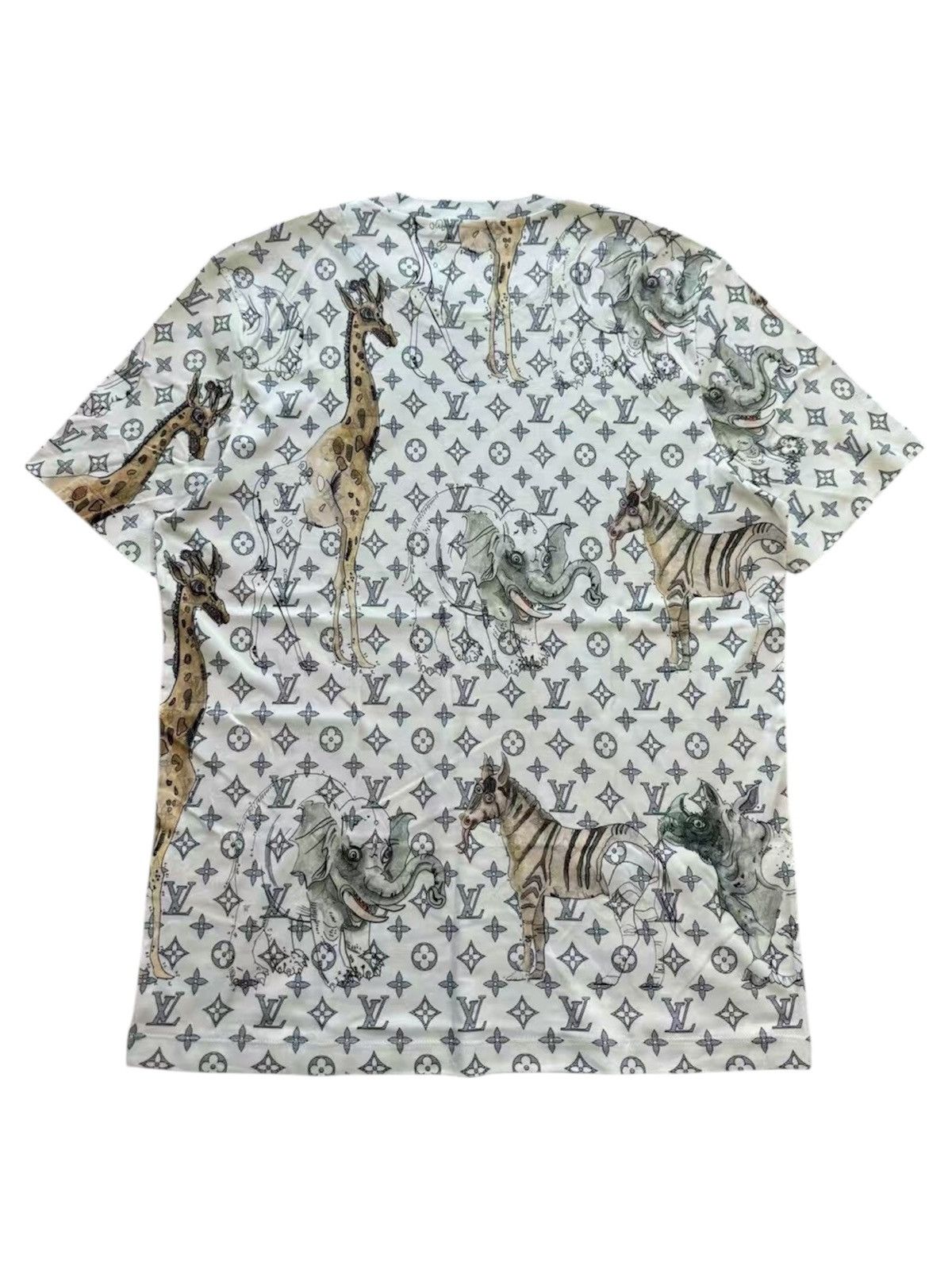 Louis Vuitton Louis Vuitton x Chapman Brothers Monogram Animals T-shirt Size US L / EU 52-54 / 3 - 2 Thumbnail