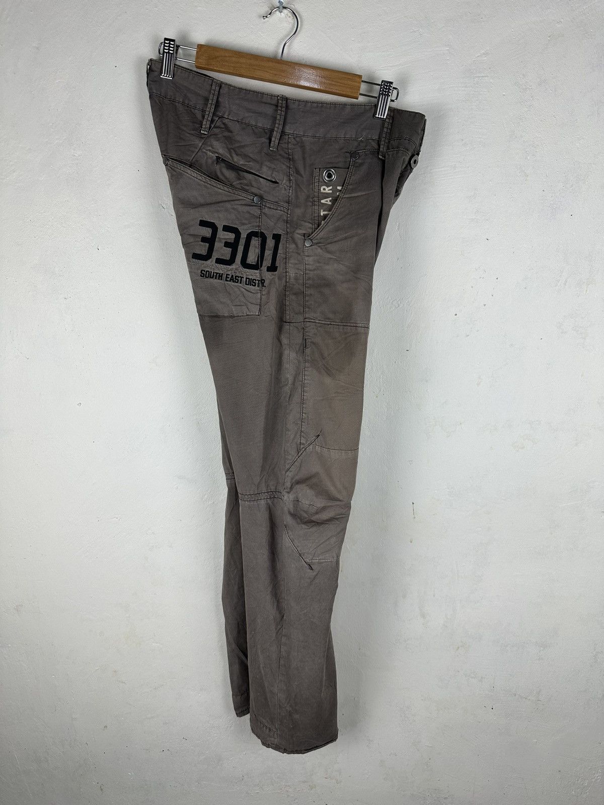 G-Star G STAR RAW DENIM CARGO PANTS MULTIPOCKET STREETWEAR Size US 30 / EU 46 - 22 Thumbnail