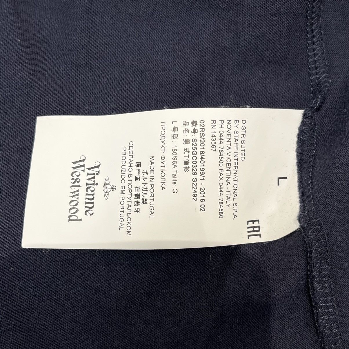 Vivienne Westwood Vivienne Westwood Tee Blue Size US L / EU 52-54 / 3 - 5 Thumbnail
