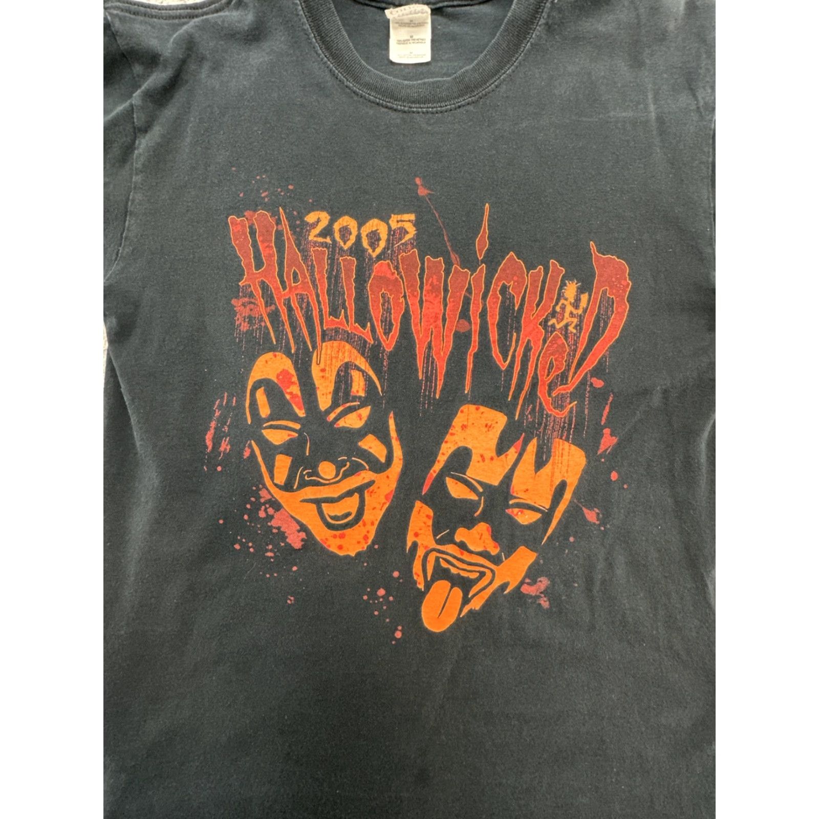 Vintage VINTAGE Insane Clown Posse ICP Hallowicked Tour Shirt Mens M Black Halloween 2005 Size US M / EU 48-50 / 2 - 2 Thumbnail