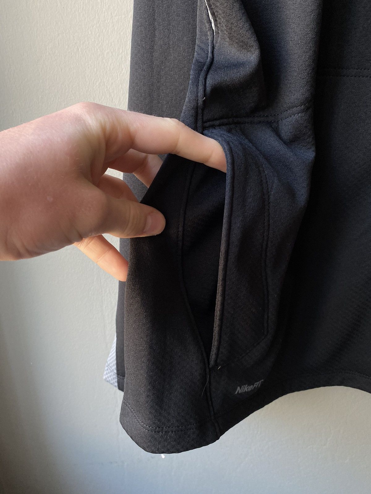 Nike × Vintage Vintage Nike Quarter Zip Long Sleeve Sweatshirt Fleece TN Size US L / EU 52-54 / 3 - 9 Thumbnail