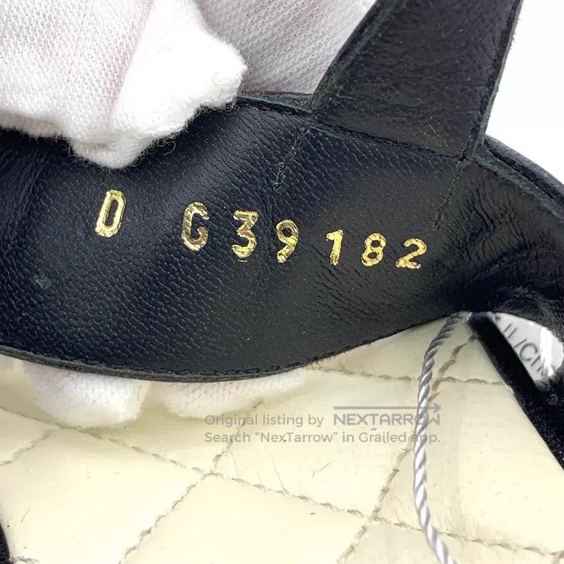 Chanel Chanel White diamond checkered double C chain design clip Size US 7.5 / IT 37.5 - 7 Thumbnail