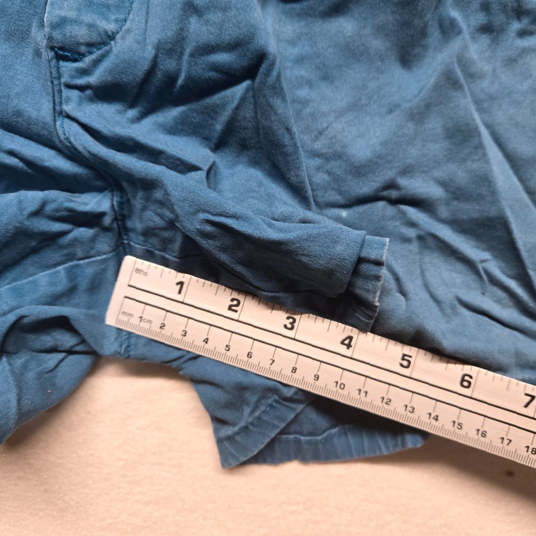 Dockers DOCKERS Blue Flat Front Chino Shorts Adult Women Size 8 Denim? Wait Size 30" / US 8 / IT 44 - 5 Thumbnail