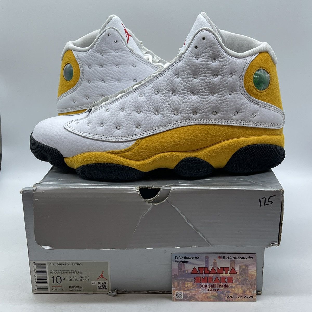 Jordan Brand Air Jordan 13 del sol Size US 10.5 / EU 43-44 - 1 Thumbnail