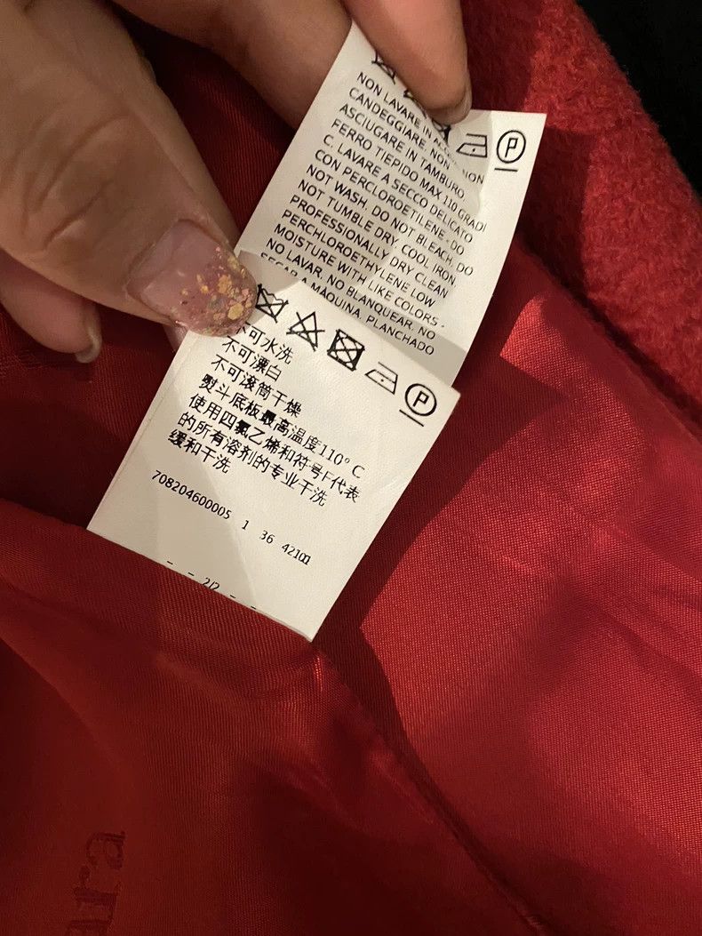 Max Mara Max Mara Rialto red hooded coat Size S / US 4 / IT 40 - 4 Thumbnail