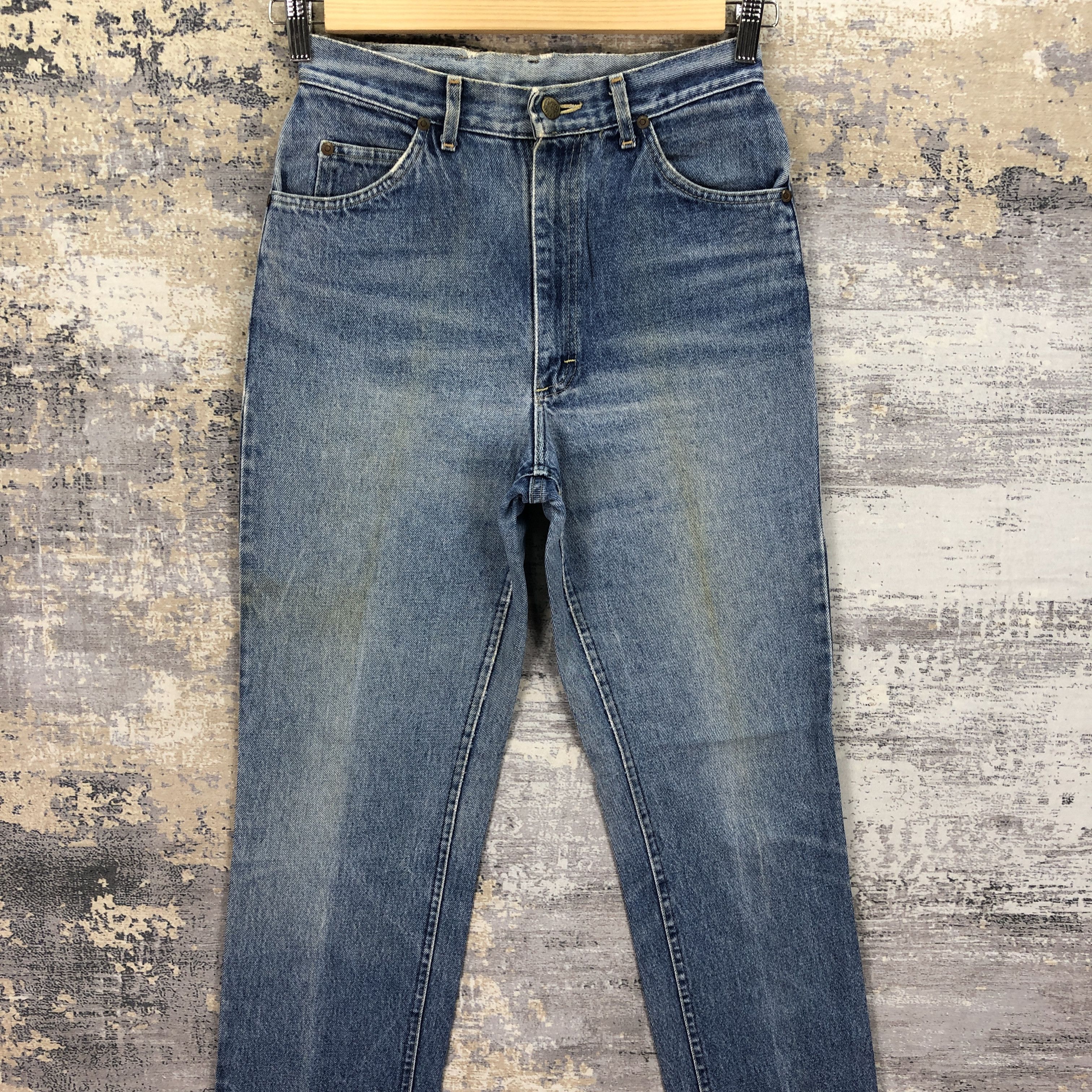 Lee Vintage 80's Lee Riders Light Wash Jeans Lee Faded Denim Size 26" / US 2 / IT 38 - 3 Thumbnail