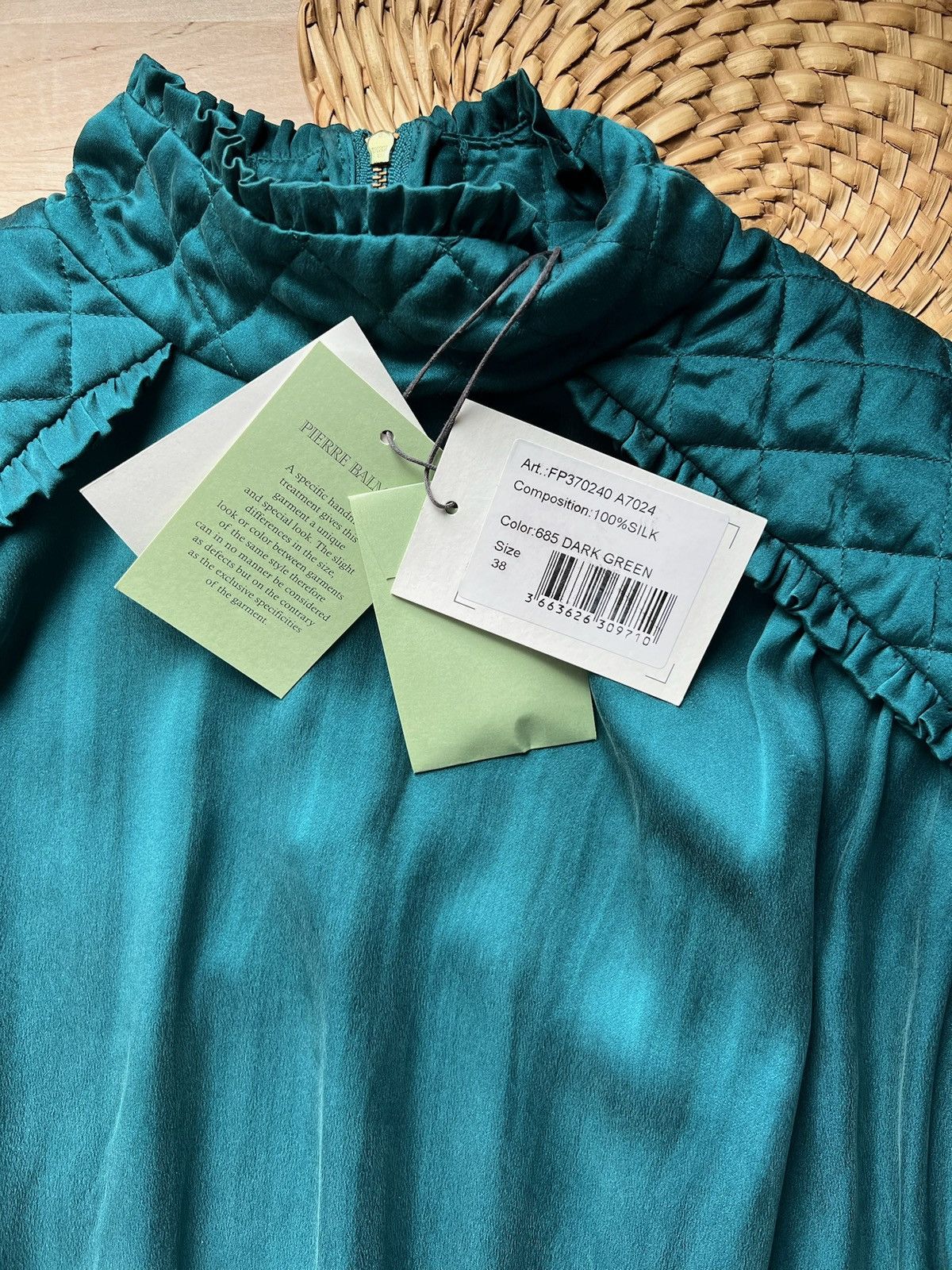 Pierre Balmain Pierre Balmain Quilted shoulder long sleeve dress Size S / US 4 / IT 40 - 5 Thumbnail