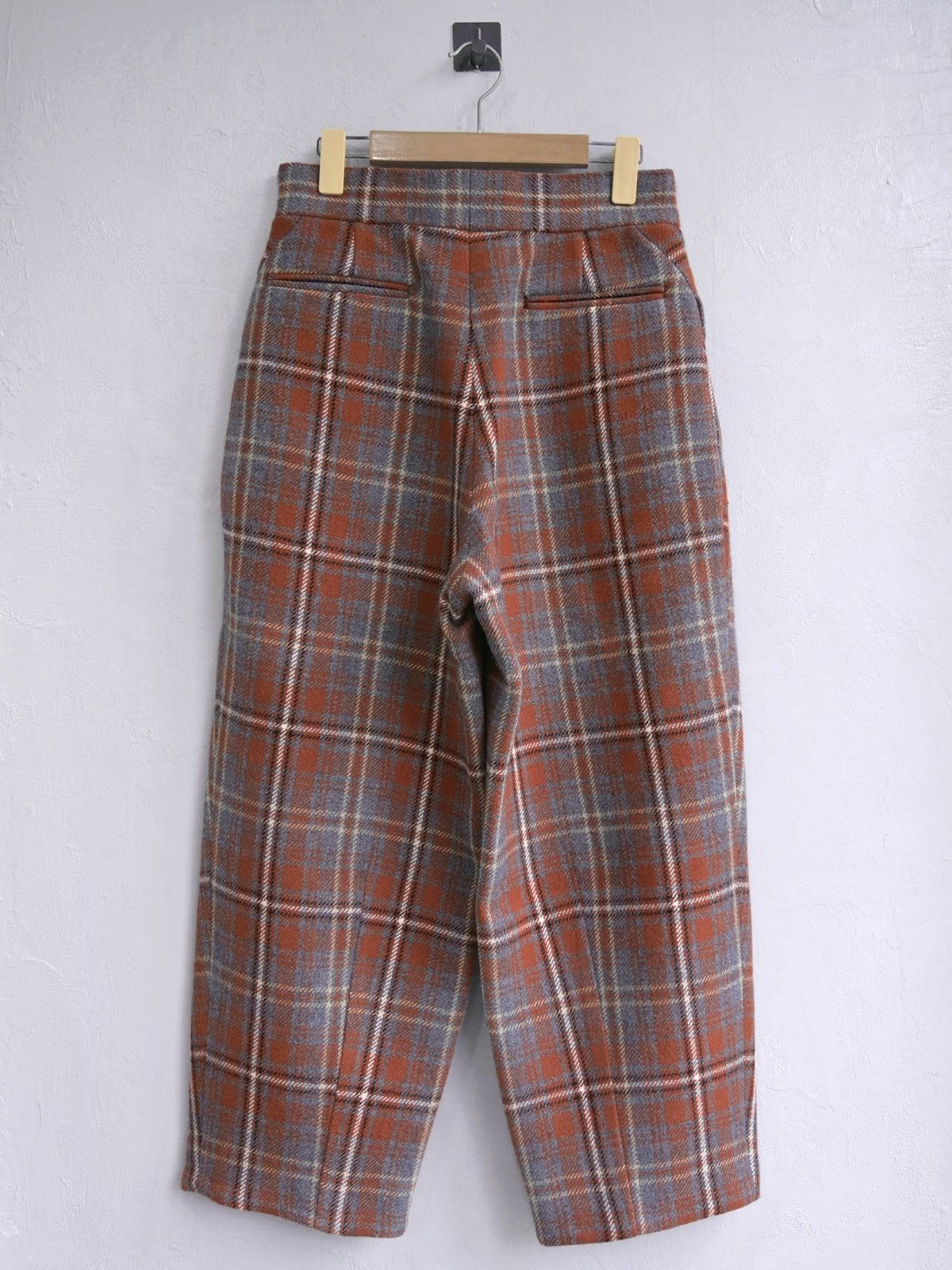 Y's Y’s Plaid Wool Trousers Size US 31 - 5 Thumbnail
