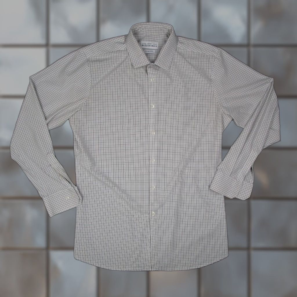Mizzen+Main Mizzen+Main Shirt Mens 2XL XXL White Trim Fit Button Up Leeward Performance Shirt Size US XXL / EU 58 / 5 - 1 Thumbnail