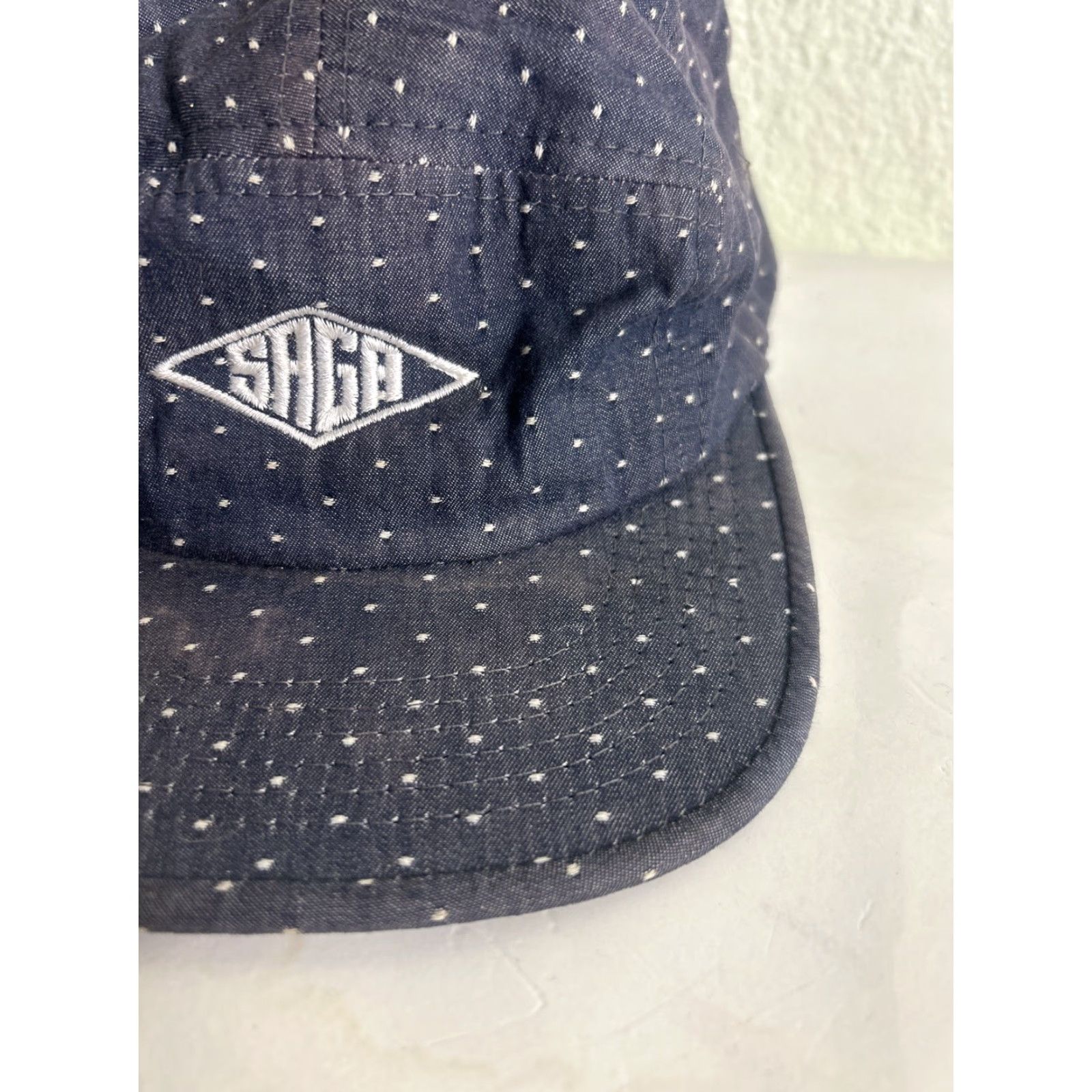 Vintage **WHITE SAGA ADJUSTABLE 5 PANEL STRAP BACK HAT GRAY COTTON MEN ONE SIZE** User: WHITE SAGA ADJUSTABLE 5 PANEL STRAP BACK HAT GRAY COTTON MEN ONE SIZE Size ONE SIZE - 4 Thumbnail