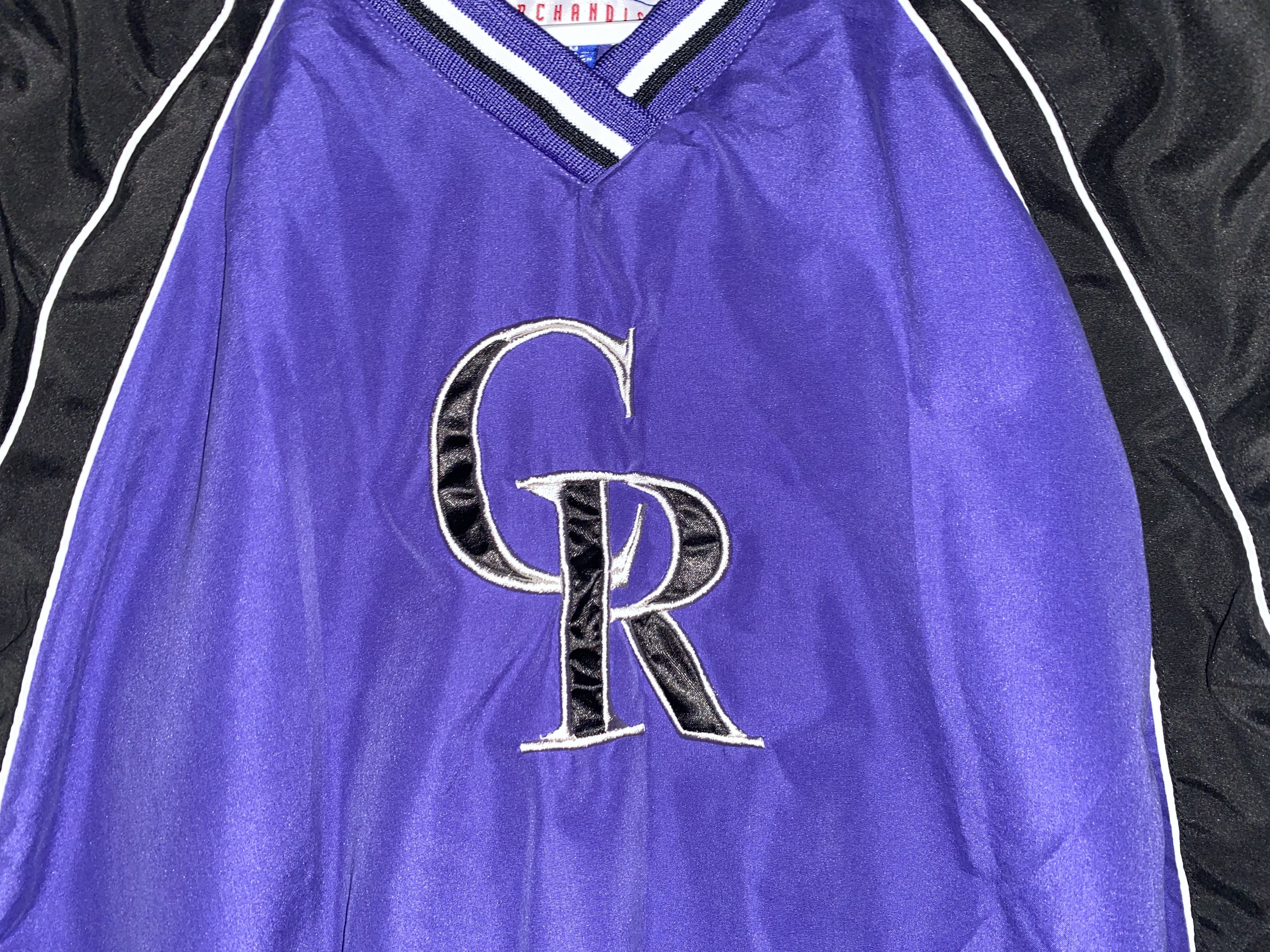 MLB vtg Colorado Rockies Pullover Windbreaker M top MLB Baseball Size US M / EU 48-50 / 2 - 2 Thumbnail