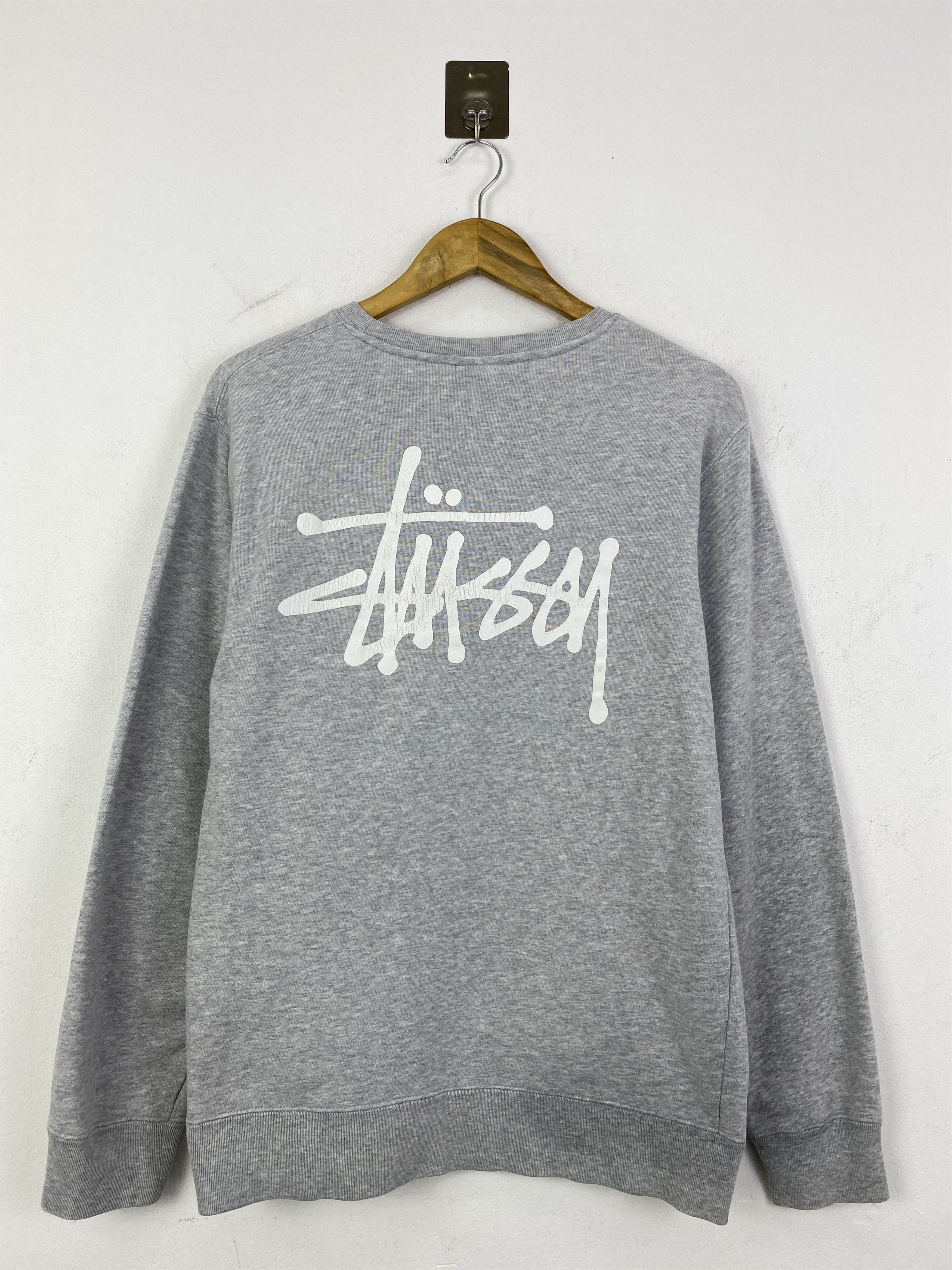 Vintage Stussy Backhit Pullover Crewneck Sweatshirt SH0167