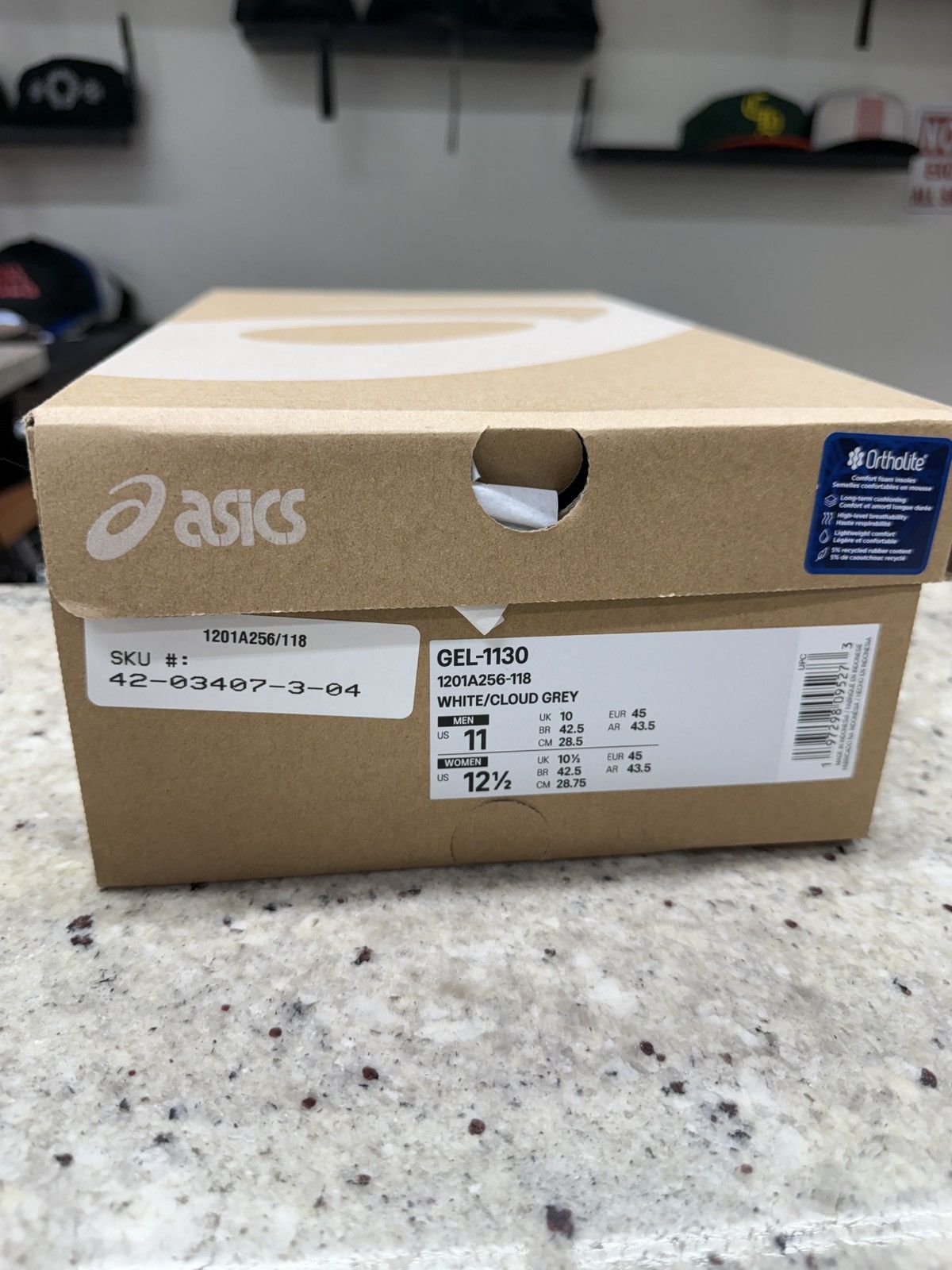 Asics Asic White/Cloud Grey 1130s Size US 11 / EU 44 - 10 Thumbnail