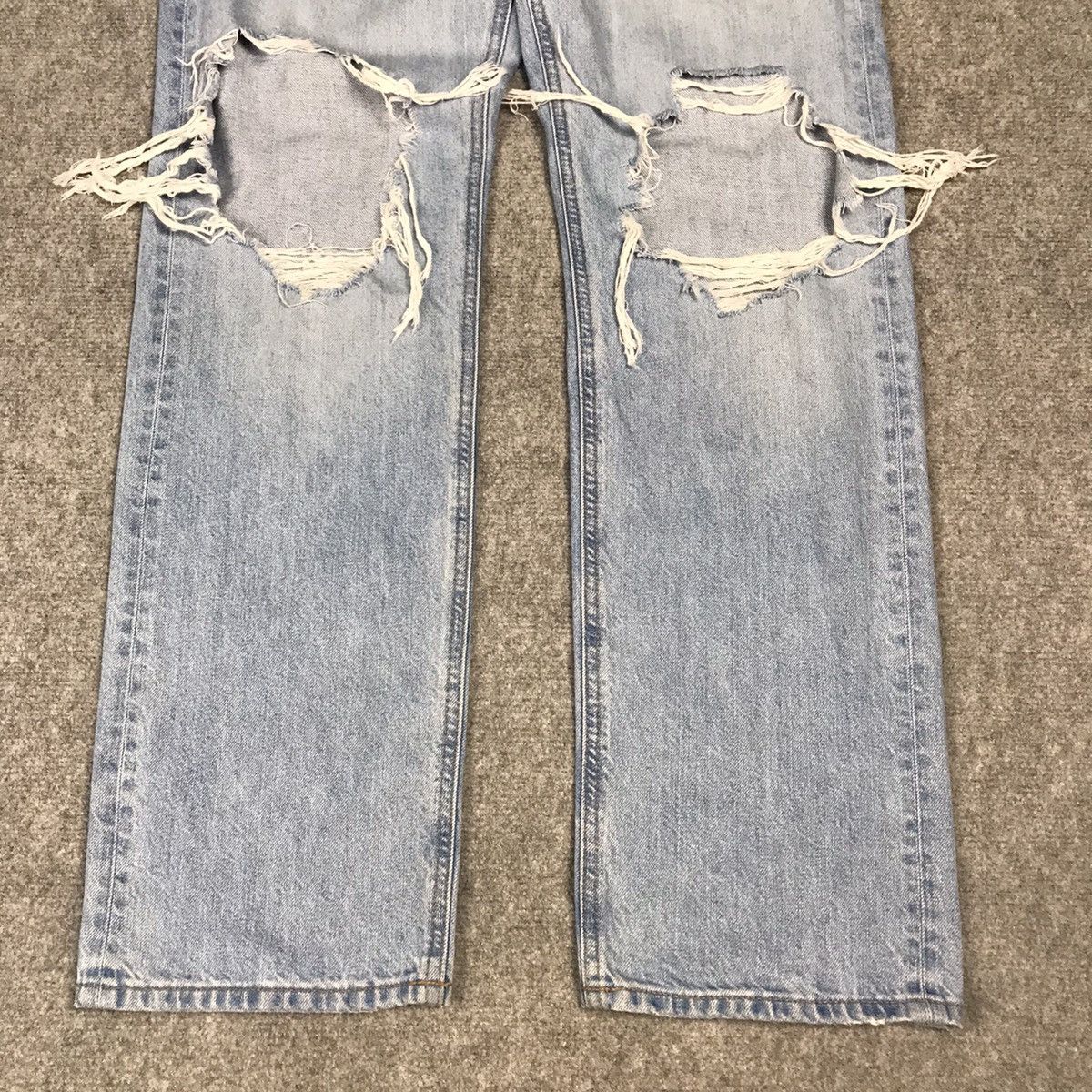 Japanese Brand JAPAN DESIGN UNIQLO DISTRESSED DENIM PANTS Size US 29 - 2 Thumbnail
