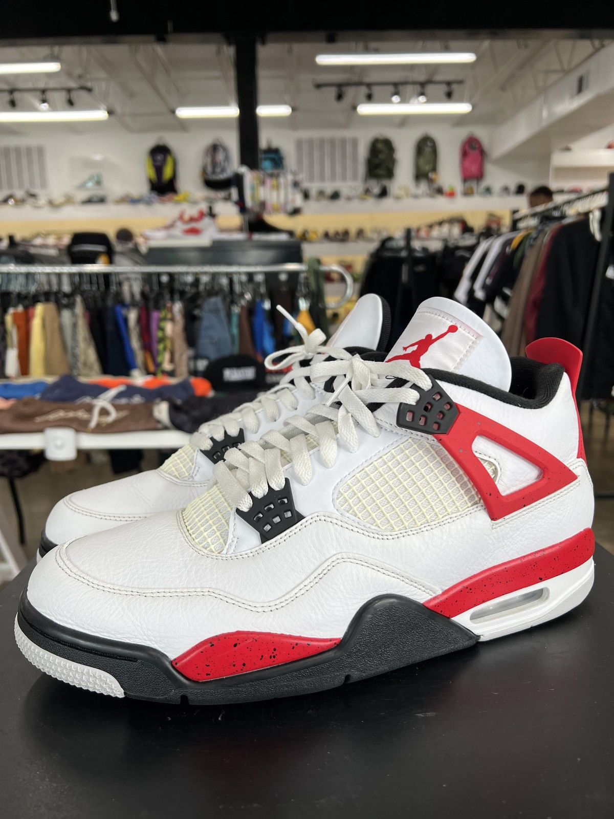 Jordan Brand Air Jordan 4 Red Cement Sz. 12.5 (2023) Size US 12.5 / EU 45-46 - 1 Thumbnail
