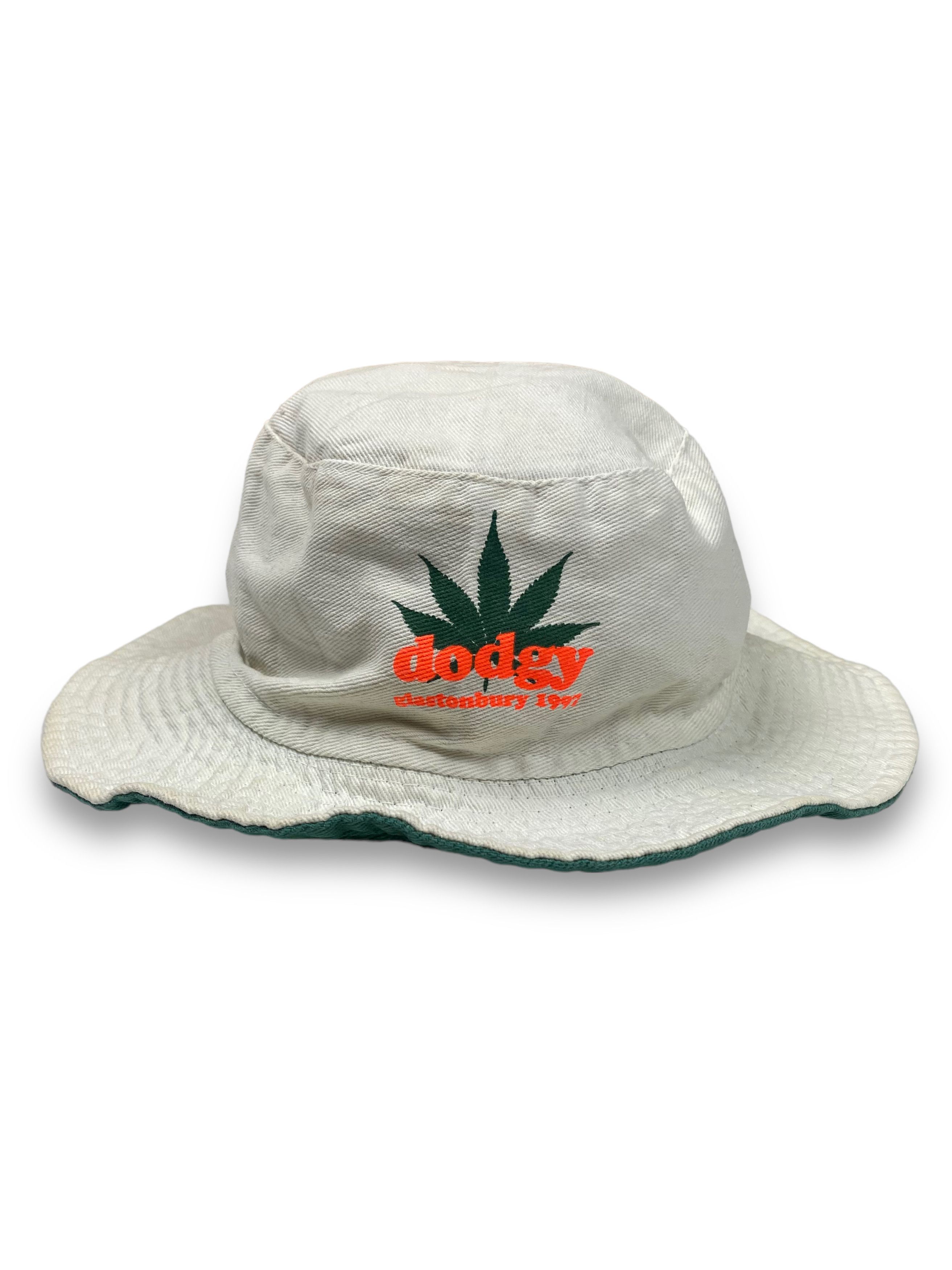Hat Club Vintage DODGY Glastonbury 1997 ZaZa Faded Bucket Hat M736 Size ONE SIZE - 2 Thumbnail