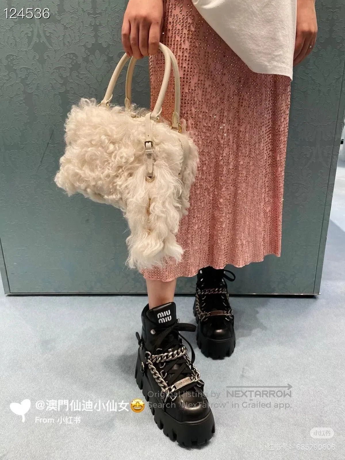 Miu Miu Miu Miu Black Platform Punk Boots. Size US 5 / IT 35 - 9 Thumbnail