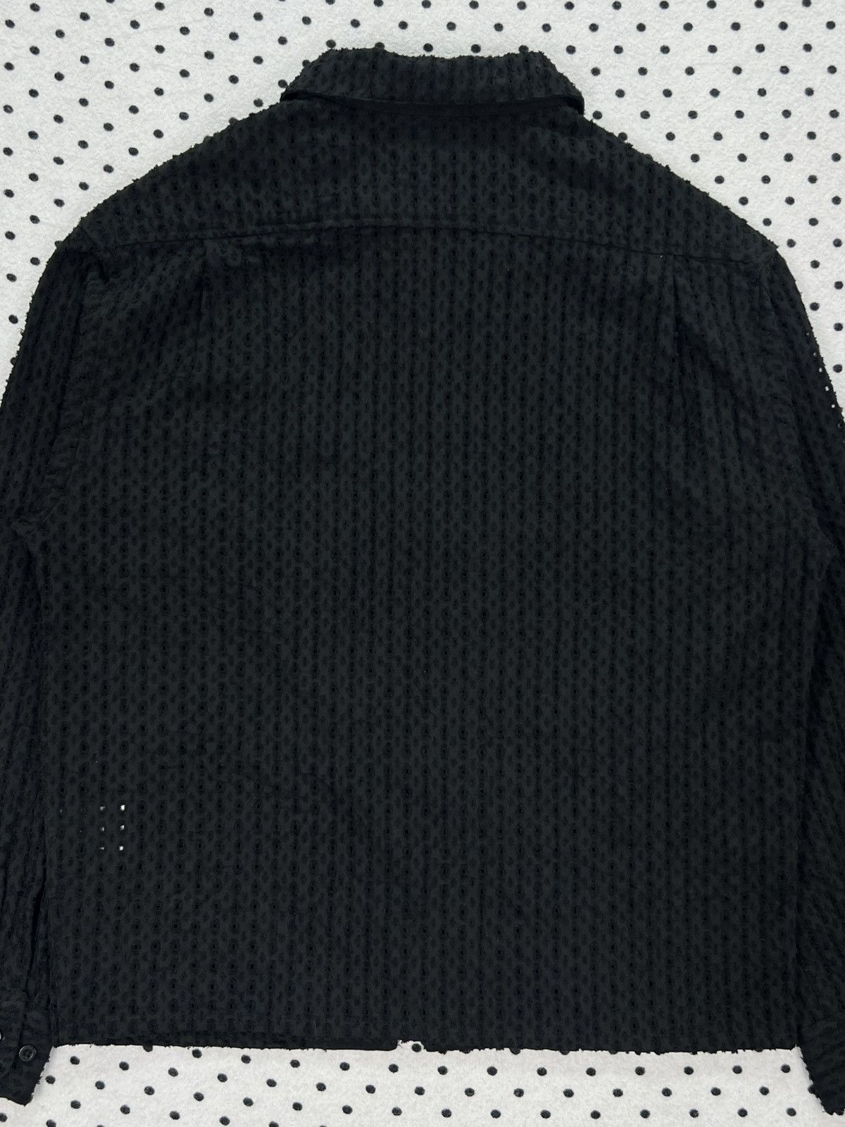 Japanese Brand Workman Colors Textured Perforated Zip Jacket Size US S / EU 44-46 / 1 - 4 Thumbnail