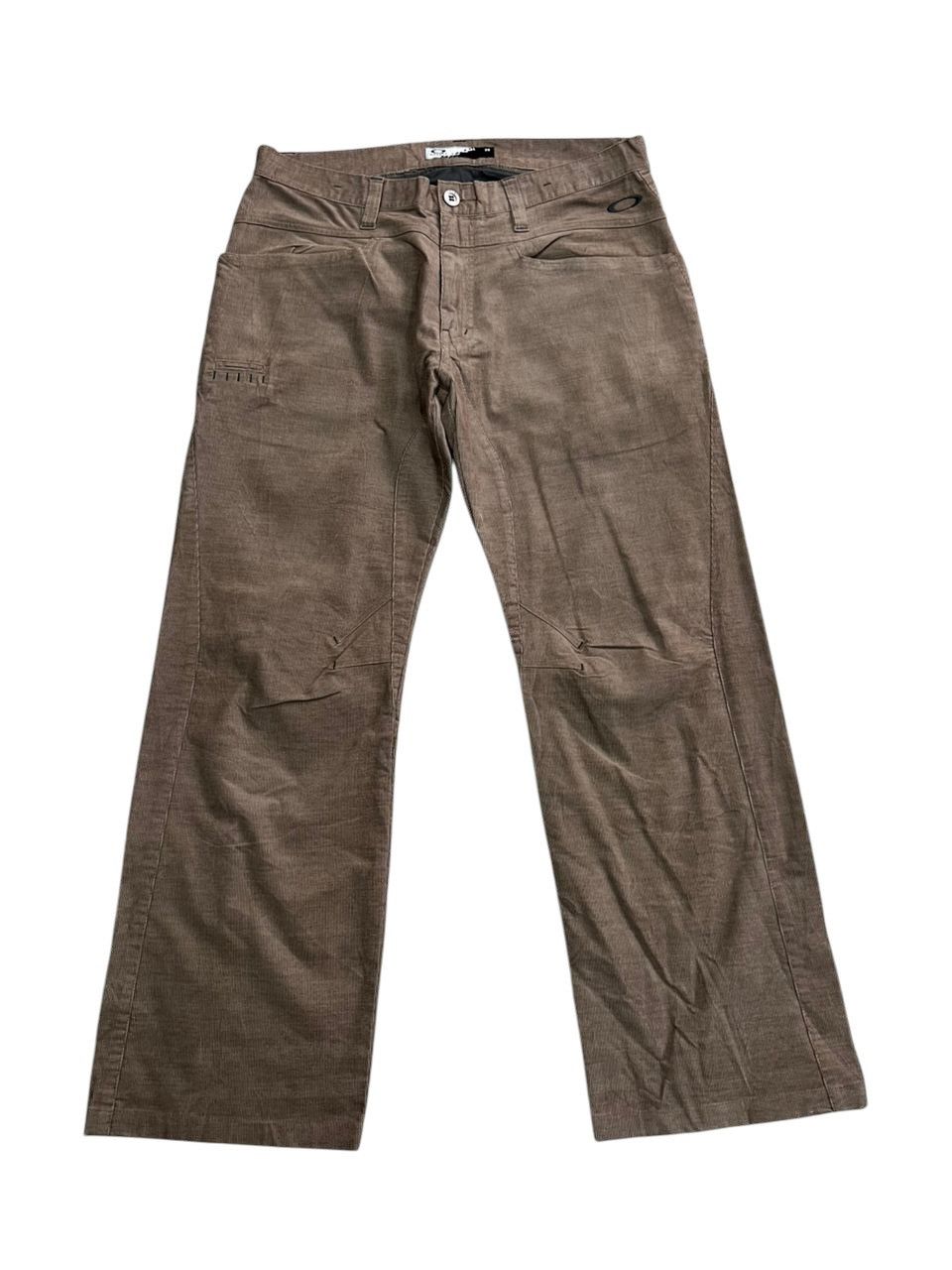 Oakley Oakley Corduroy Spell Out Pants Size US 35 - 1 Thumbnail