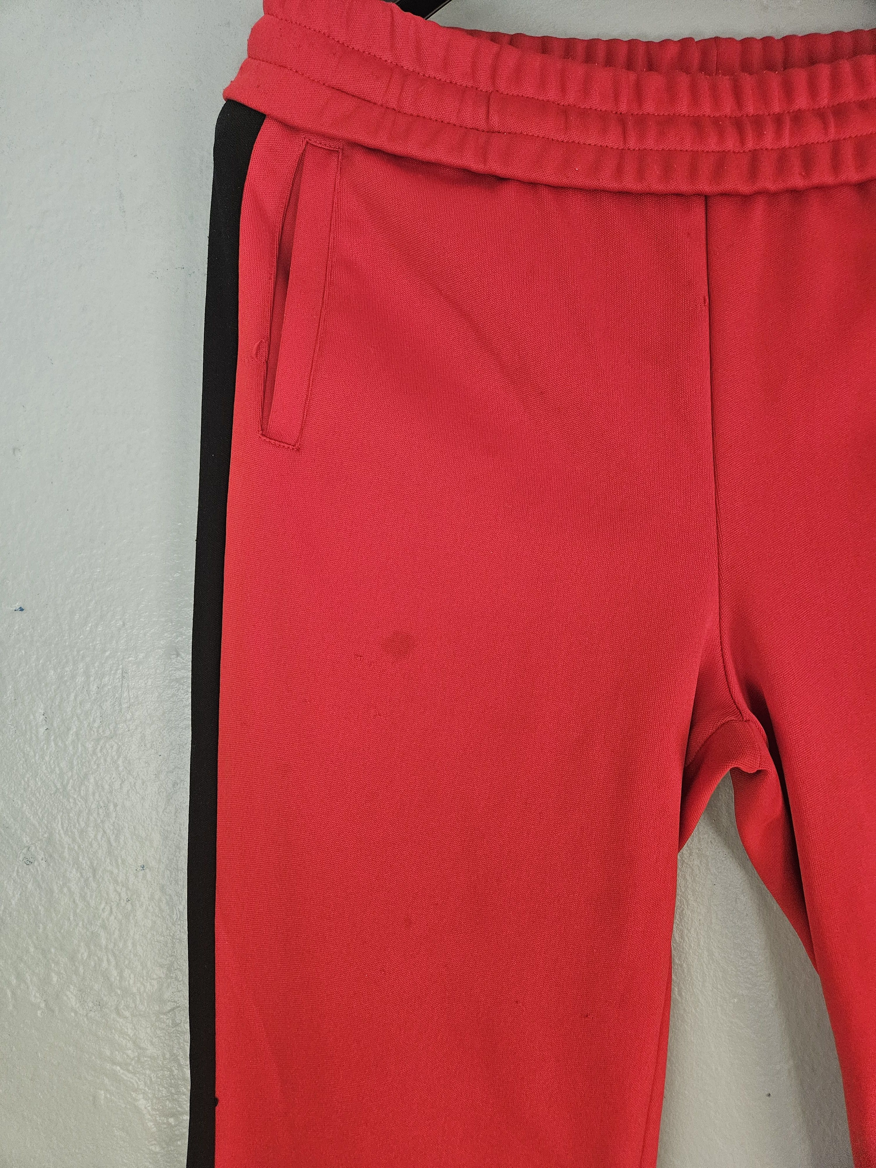Off-White Flared Red Embroidered Virgil Abloh Sweatpants Size US 32 / EU 48 - 4 Thumbnail