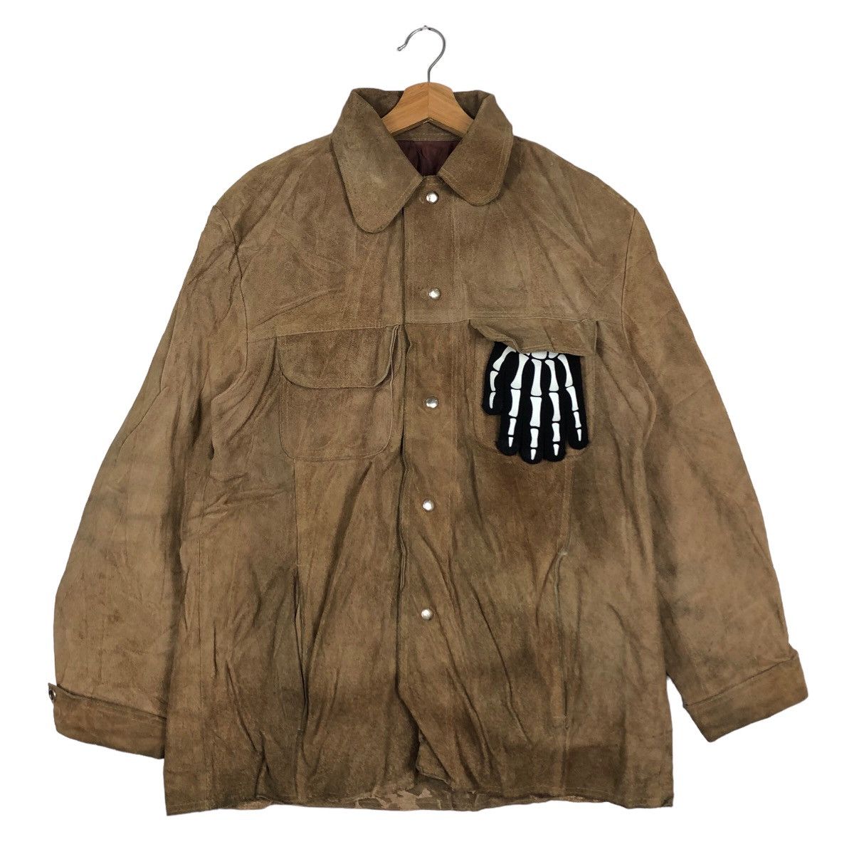 Genuine Leather 🔥90’s Vintage Genuine Leather Jacket Issey Miyake Japan Size US M / EU 48-50 / 2 - 2 Thumbnail