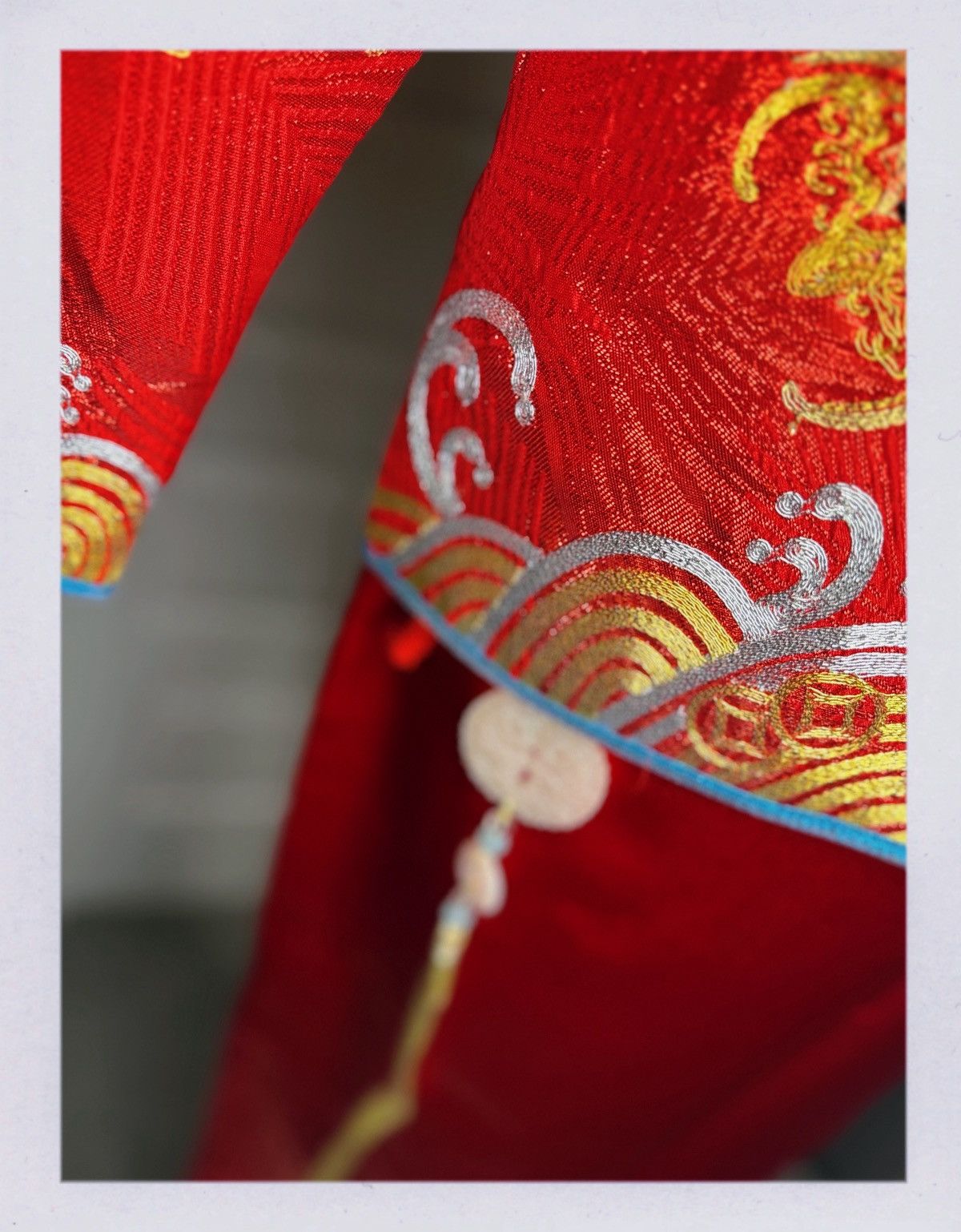 Other Brand New Traditional Chinese Men’s Wedding Outfit – Red Size 38L - 3 Thumbnail