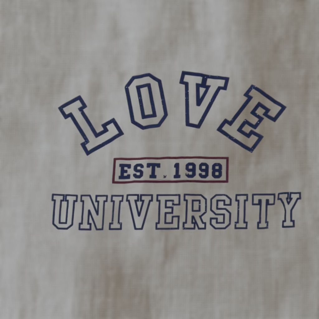 Vintage Just Be White Love University T-Shirt Half Sleeve Adult Women's Size M Medium Size M / US 6-8 / IT 42-44 - 1 Thumbnail