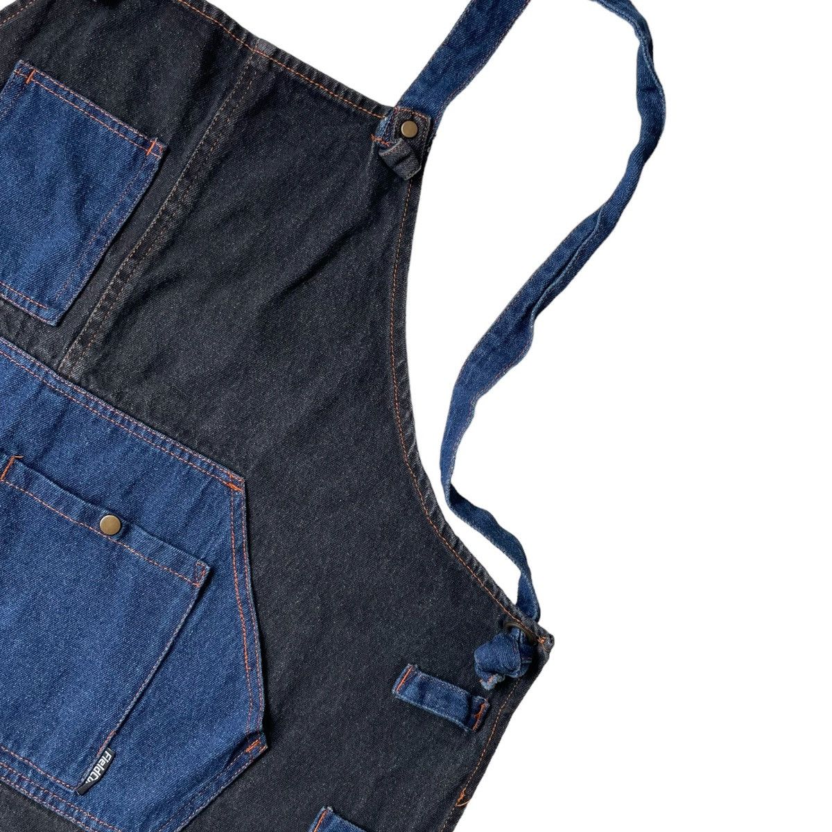 If Six Was Nine Rare Apron Fieldcore Patchwork Denim Multiple Pocket Size ONE SIZE - 4 Thumbnail