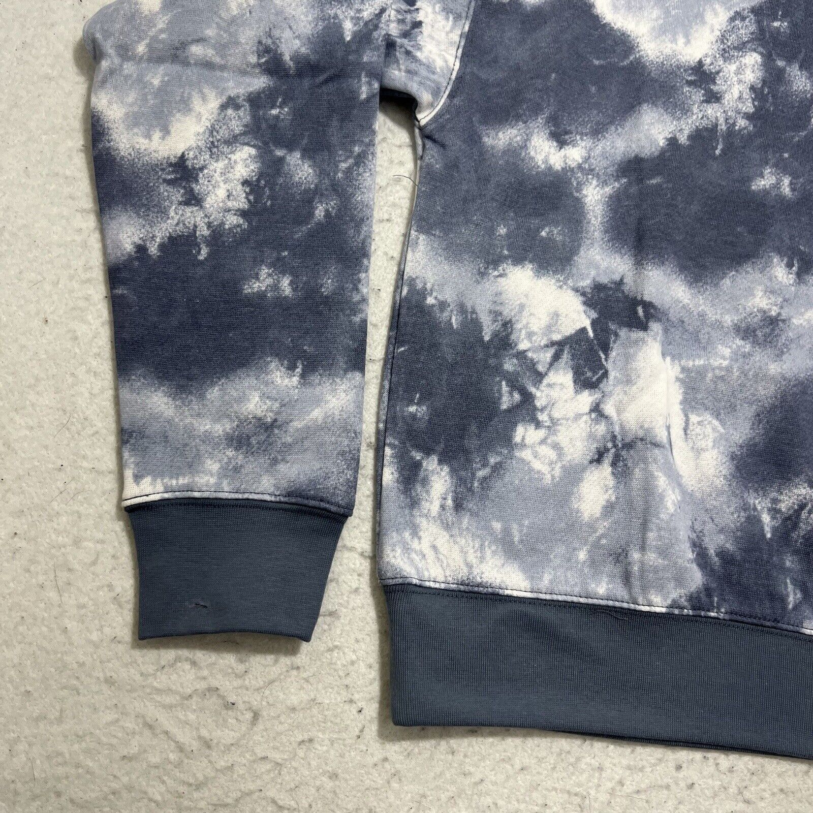 Nordstrom Abound Crewneck Blue Ivory Space Tie Dye Pullover Sweatshirt Size M / US 6-8 / IT 42-44 - 6 Thumbnail