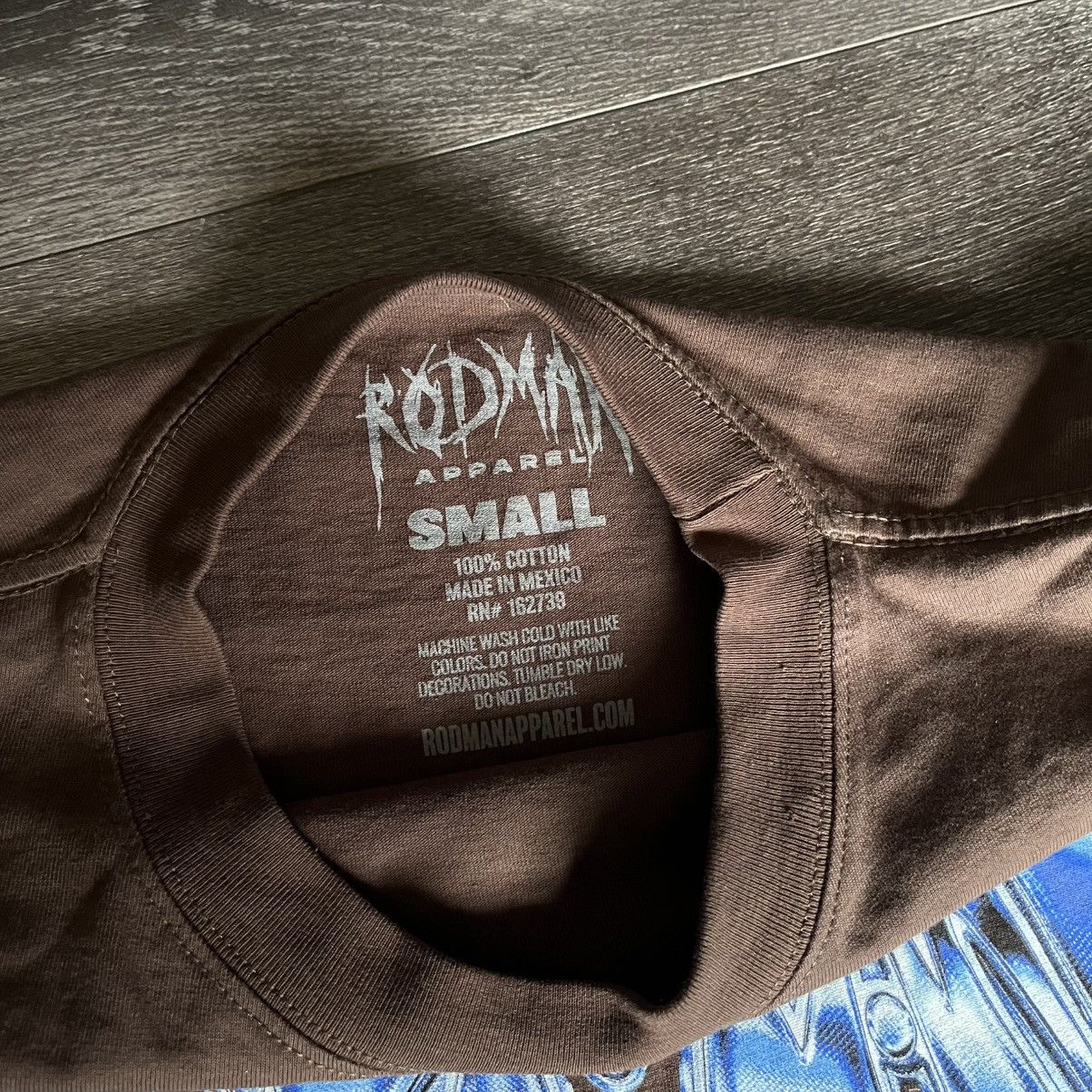 Vintage Dennis Rodman Brand Fly Lettering Oversized Graphic T Shirt Size US S / EU 44-46 / 1 - 4 Thumbnail