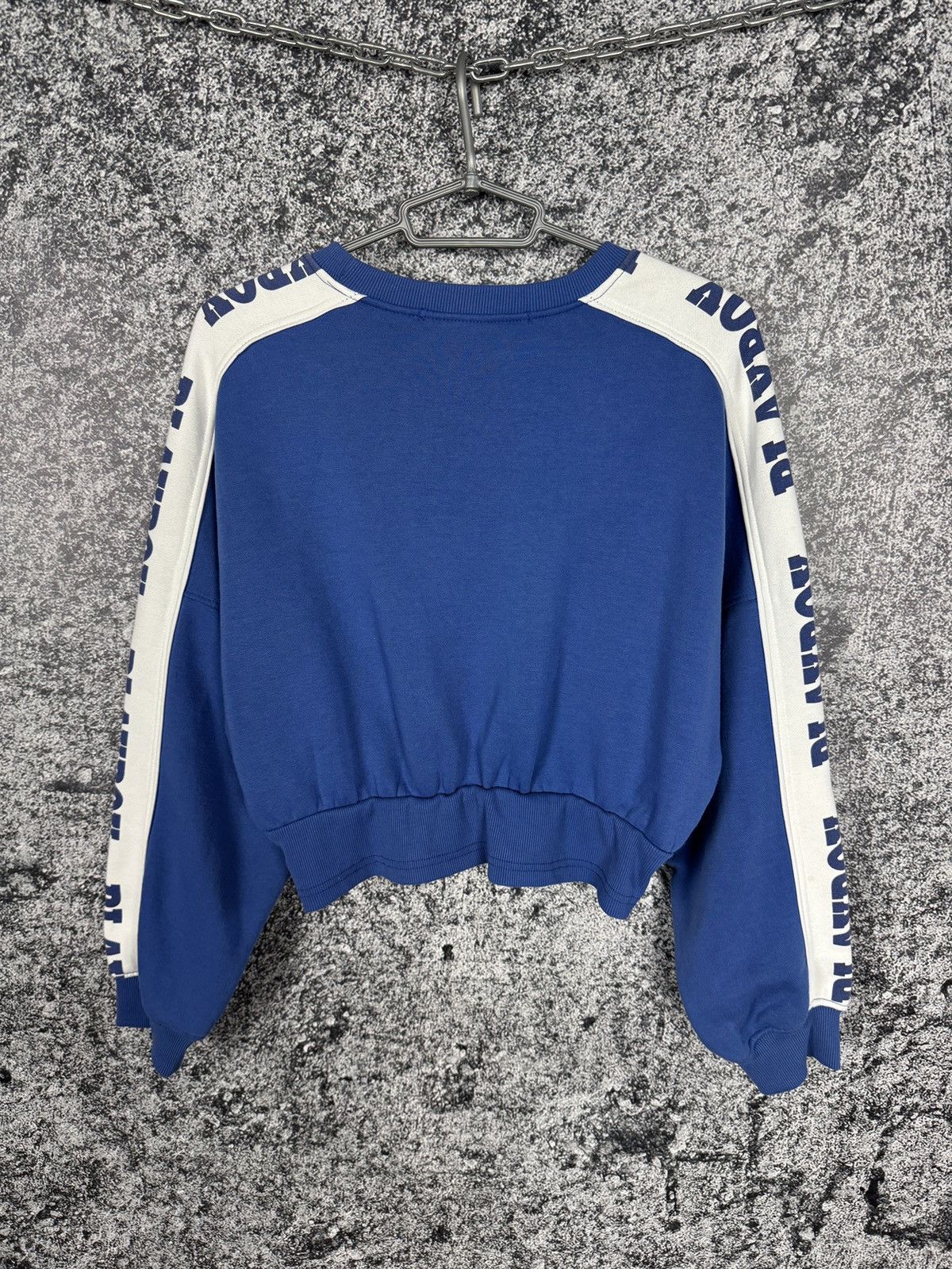 Playboy Playboy Missguided Cropped Sweatshirt Spellout Logo Blue Top Size XL / US 12-14 / IT 48-50 - 10 Thumbnail
