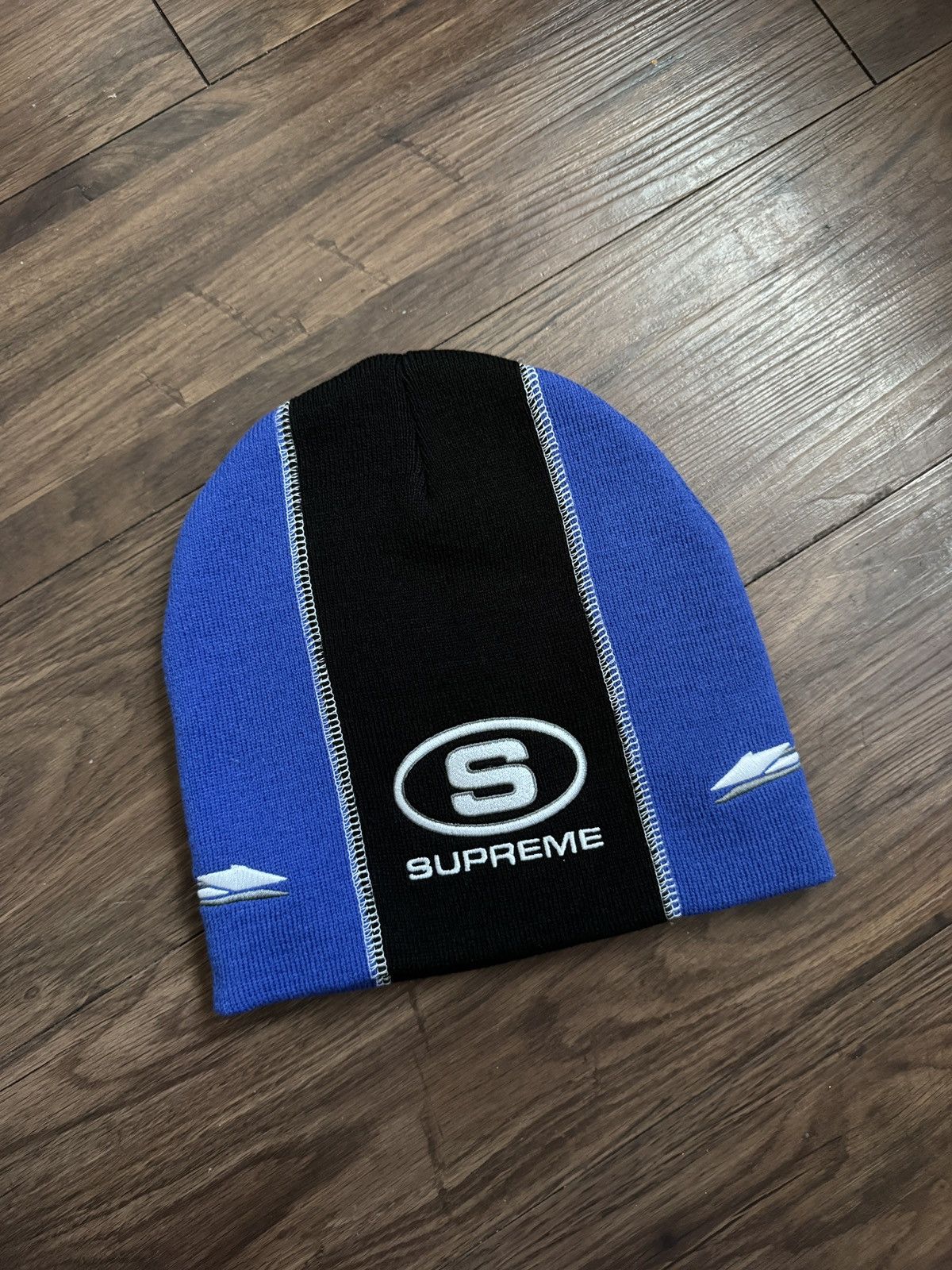 メンズウェア Supreme Racing Panel Beanie Black Supreme Racing