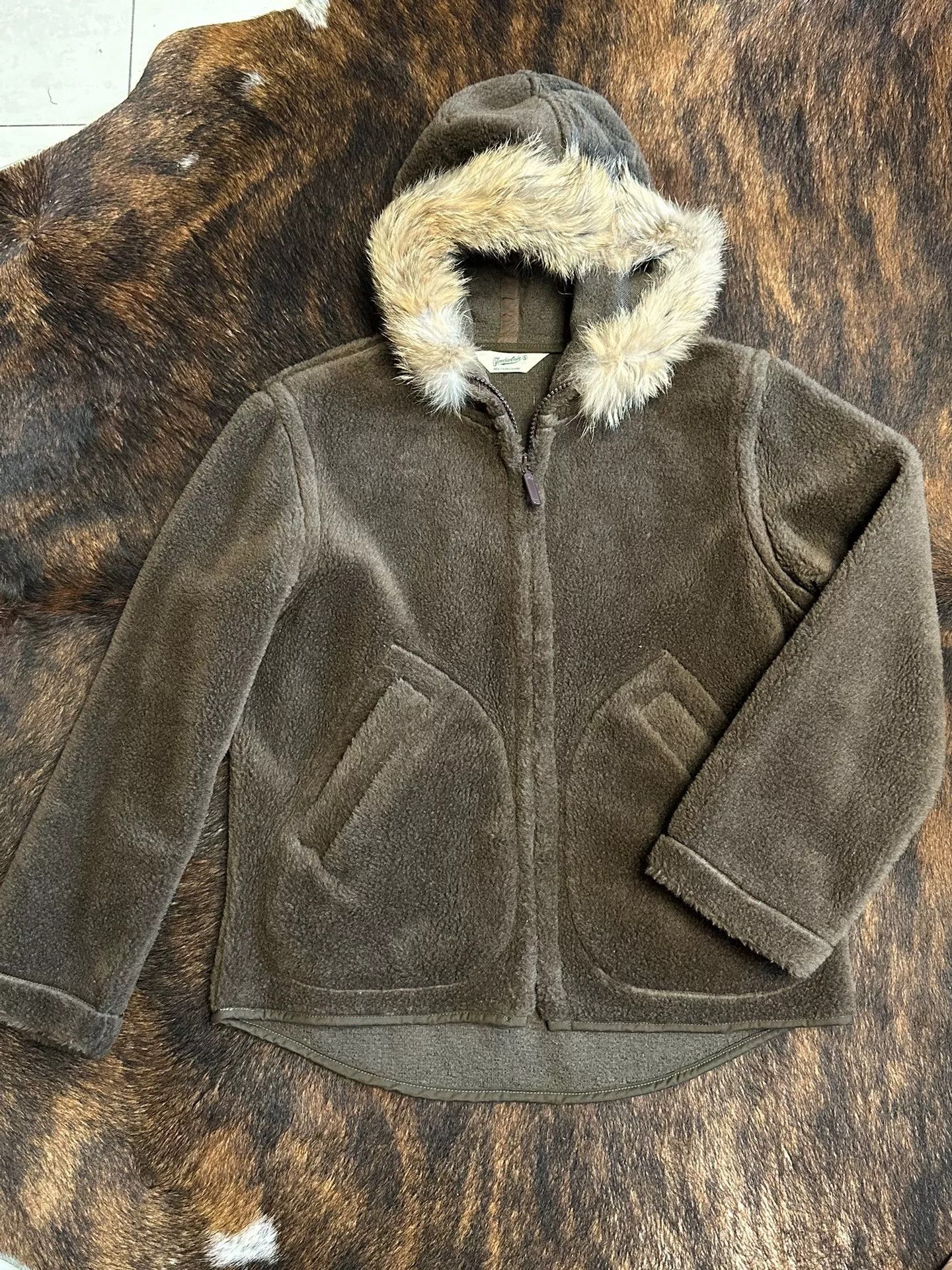 Japanese Brand Japanese Wool Jacket with Fur Hood Size US M / EU 48-50 / 2 - 1 Thumbnail