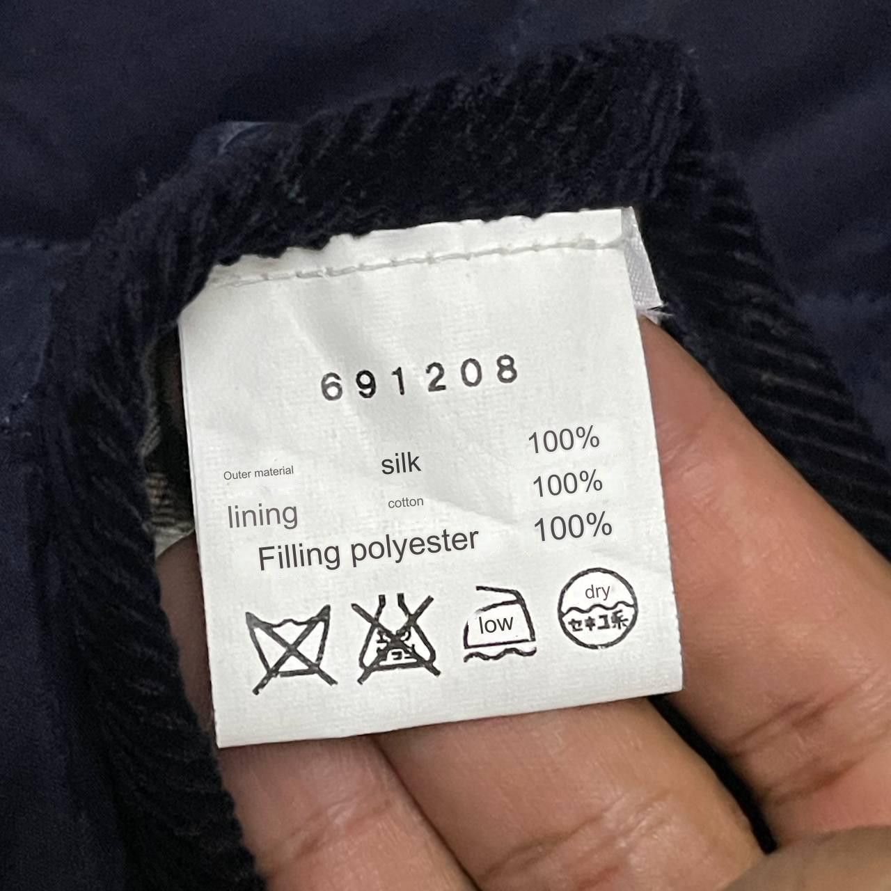 Aquascutum Vintage Aquascutum London Quilted Silk Jacket Corduroy Size US M / EU 48-50 / 2 - 16 Thumbnail