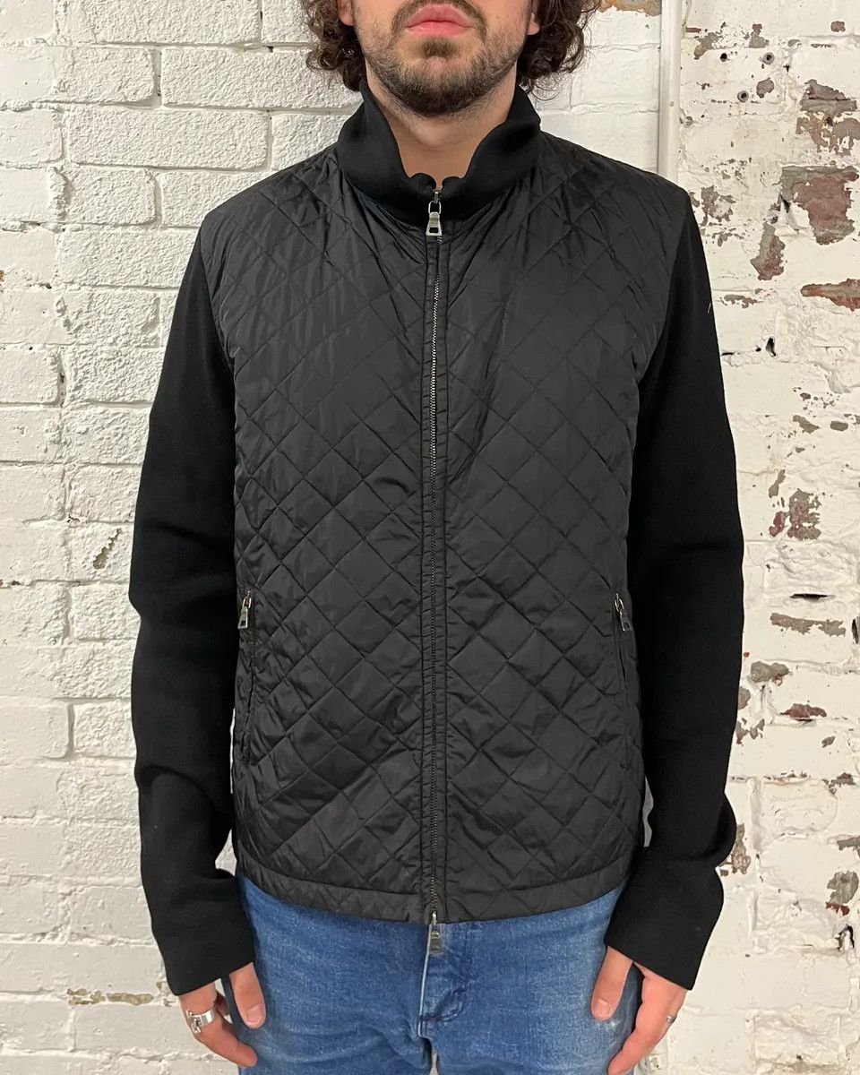 Prada AW2006 Prada Black Nylon Quilted Hybrid Jacket Size US L / EU 52-54 / 3 - 2 Thumbnail