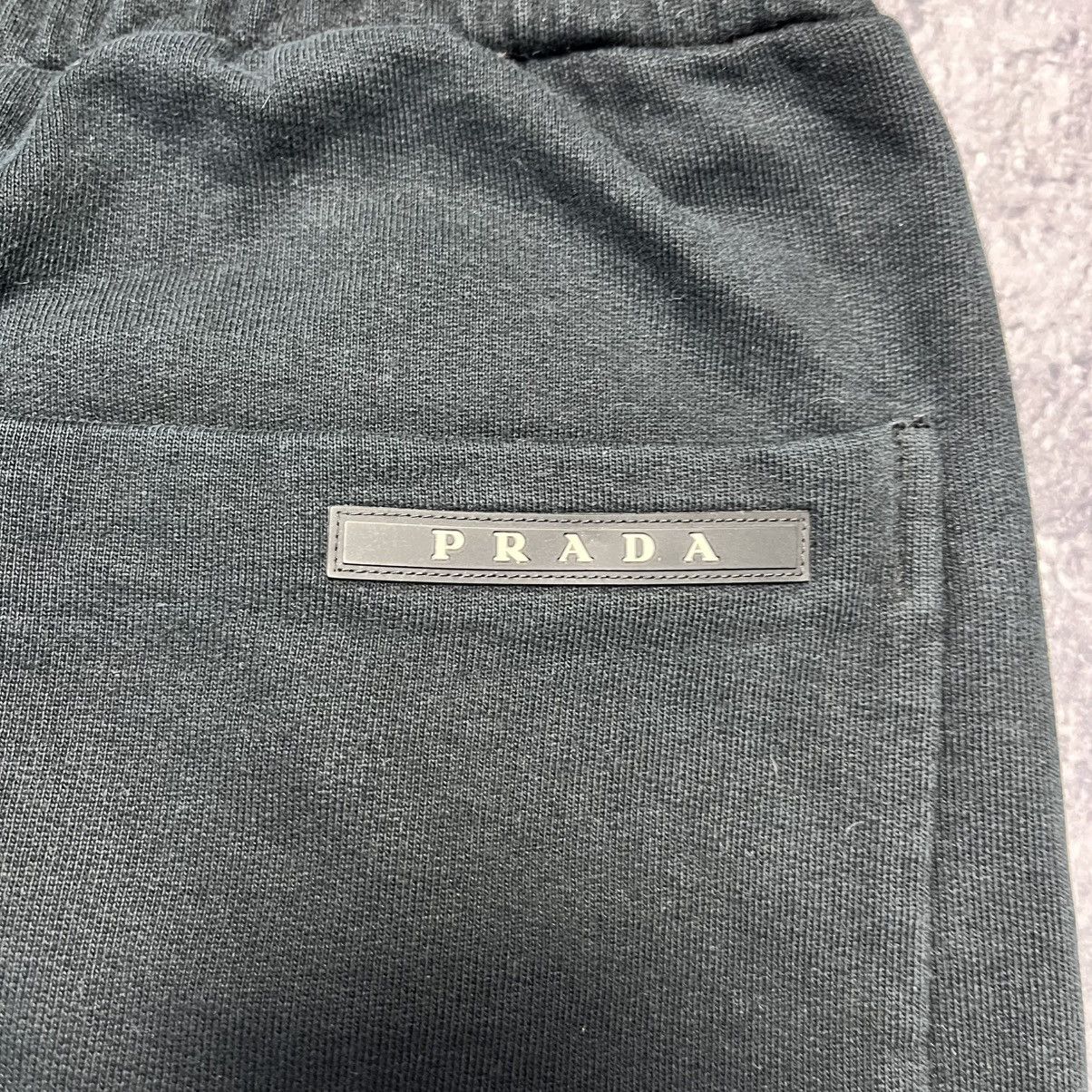 Prada Prada Black Tab Sweatpants Joggers Luxury Designer Size US 28 / EU 44 - 21 Thumbnail