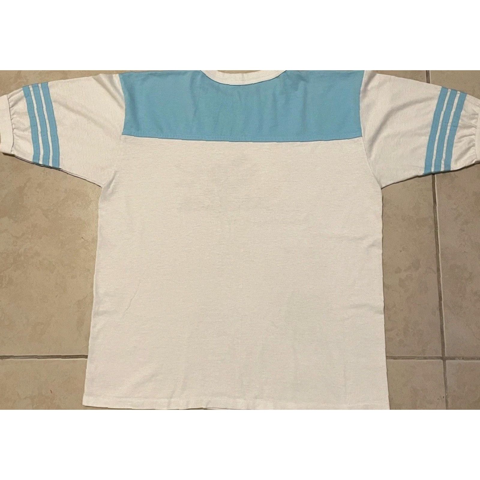 Vintage VINTAGE Grand Canyon Striped Shirt M L White Sun Graphic 80s 70s Biker Grunge USA T-Shirt Men Size US M / EU 48-50 / 2 - 7 Thumbnail