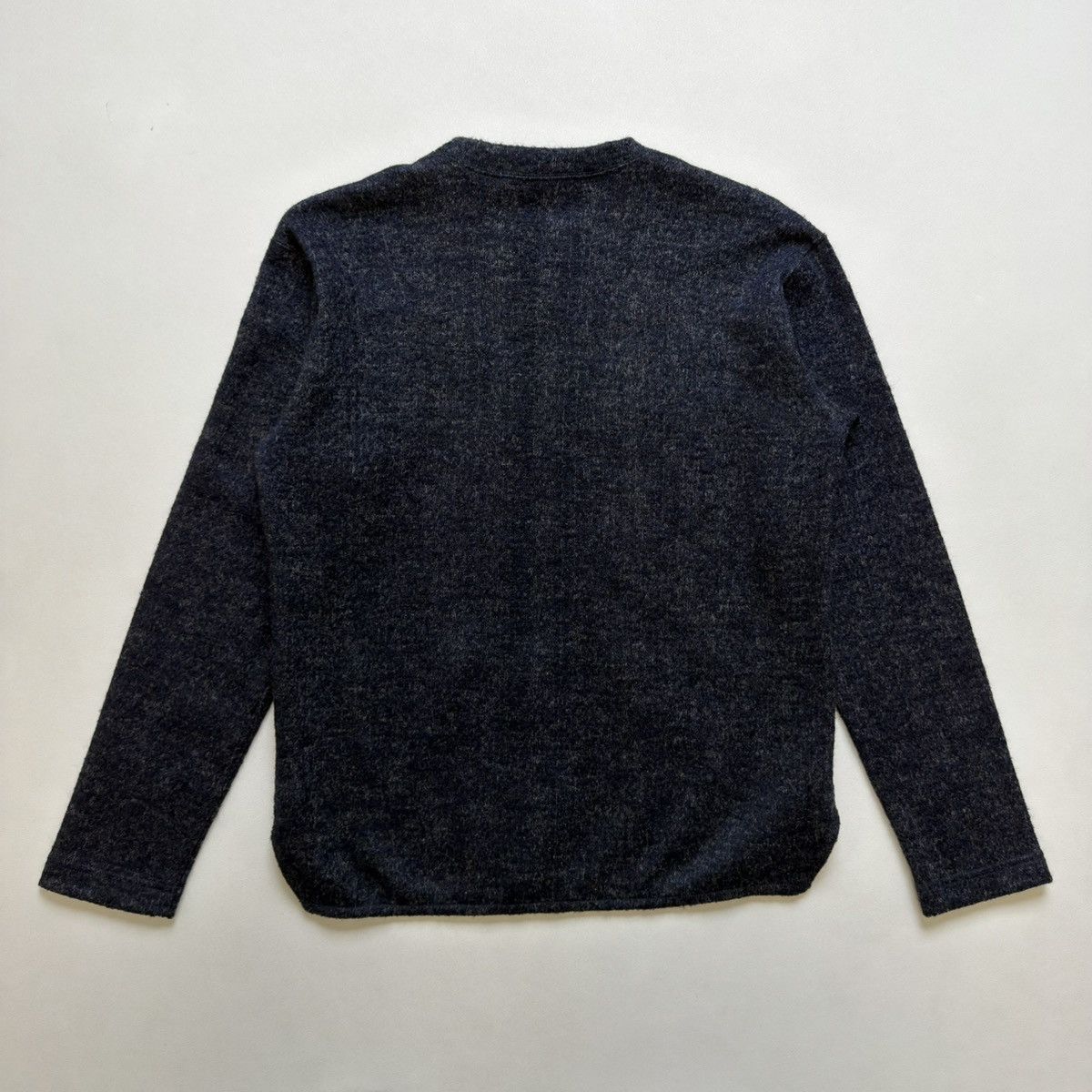 Comme des Garcons A/W 19 Hybrid Wool/Flannel Hem Sweater Size US M / EU 48-50 / 2 - 11 Thumbnail